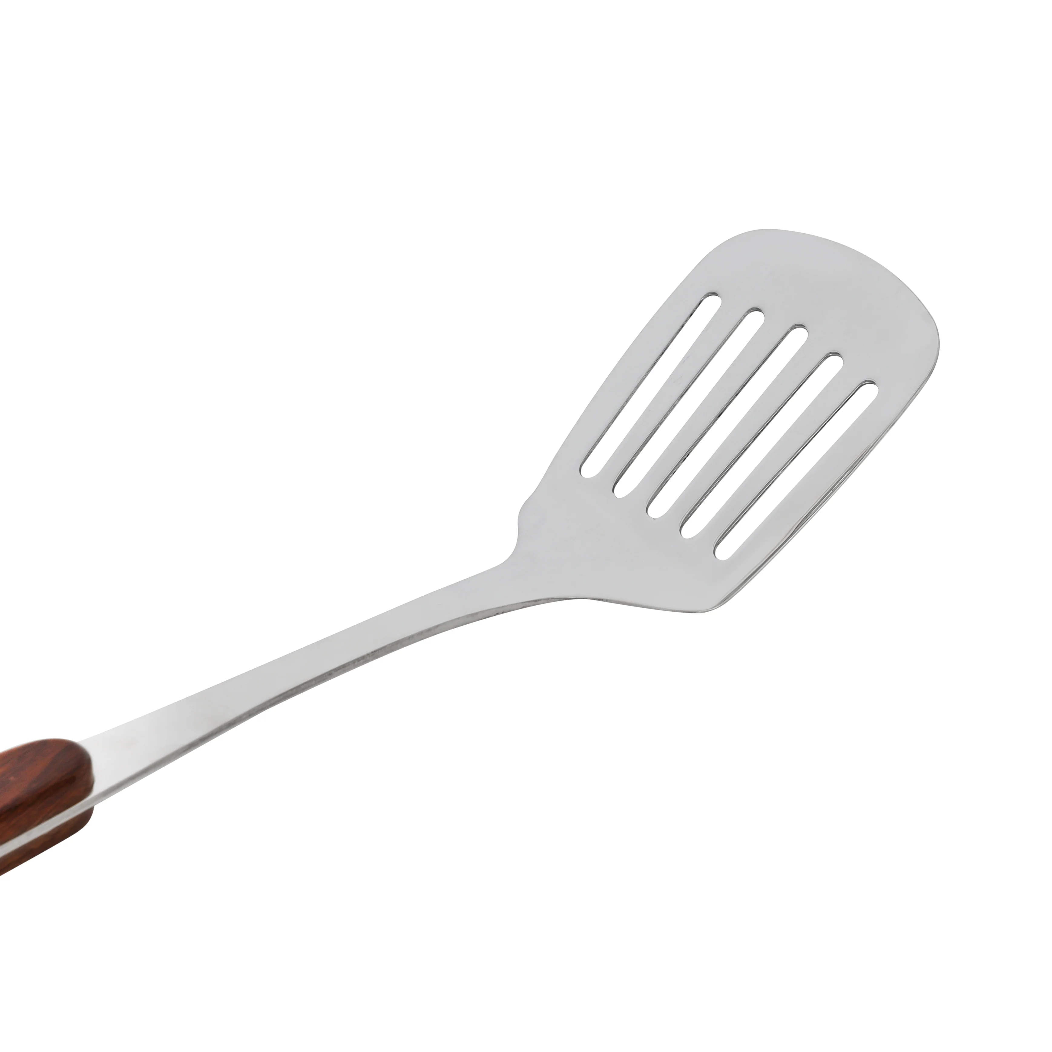 Royalford RF2064ST Stainless Steel Slotted Turner| Ergonomic Handle, Dishwasher Safe & Durable Kitchen Spatula Tool| Shiny Finish Oil Drain Slots for Cooking Serving Use| - Image 5