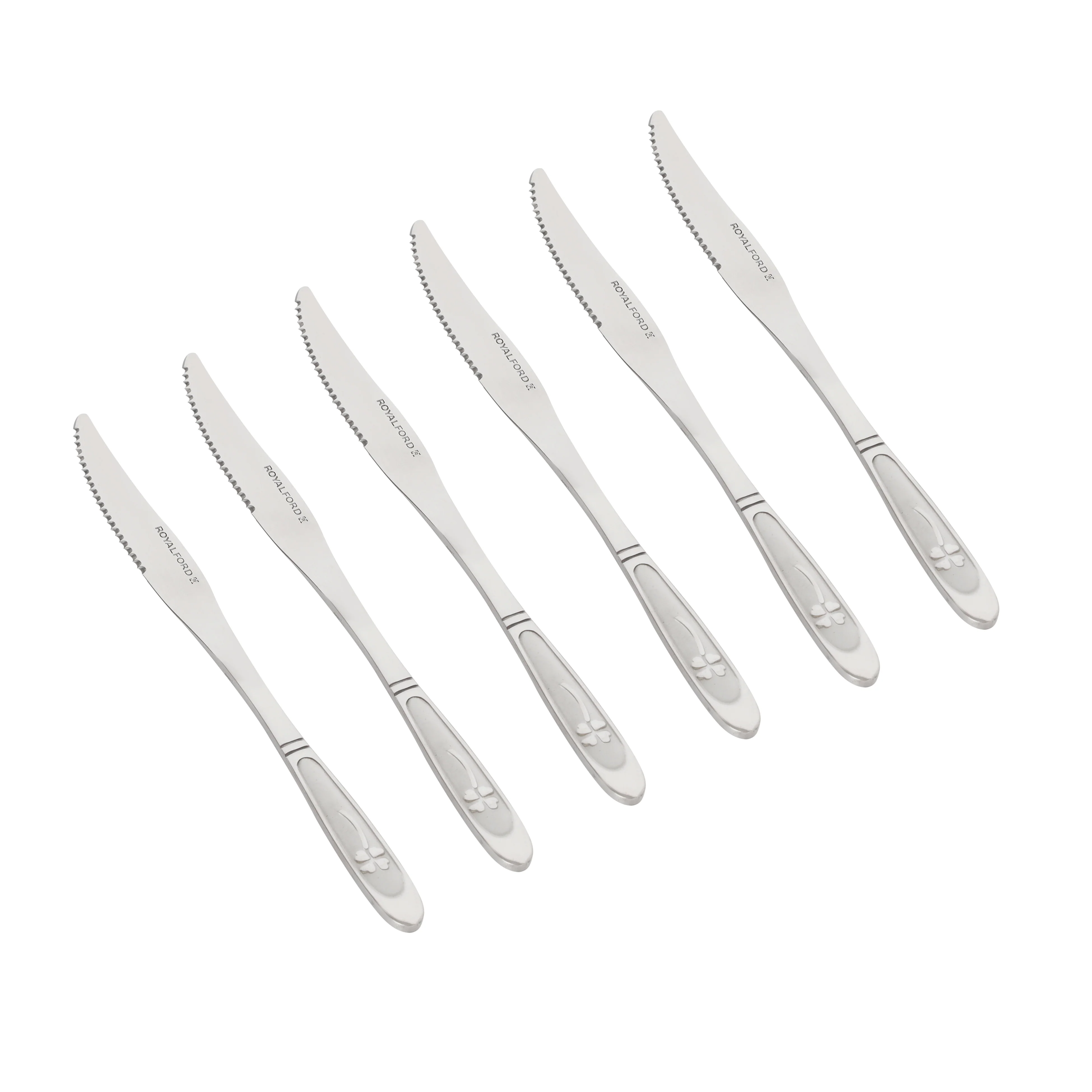 Royalford RF2086-CS24 Stainless Steel Cutlery Set 25 PCS with stand |durable, rust resistant construction with a polished finish, ergonomic design and organized storage - Image 4