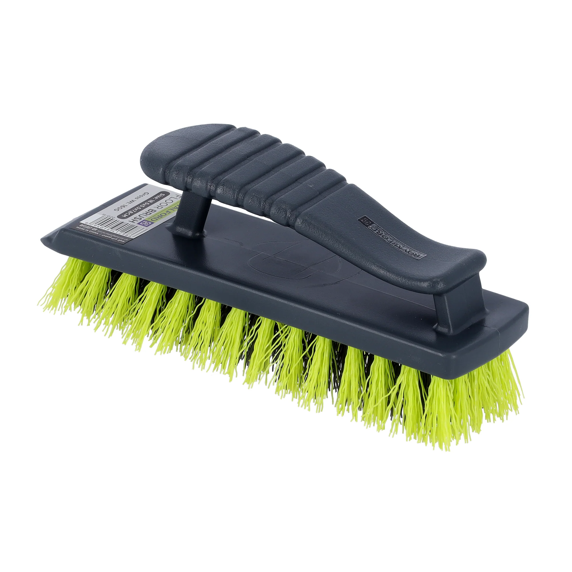 Royalford RF2357 Floor/Dish Brush | multipurpose design, durable bristles & ergonomic grip handle| compact build, for cleaning floors, tiles, dishes & surfaces| - Image 4