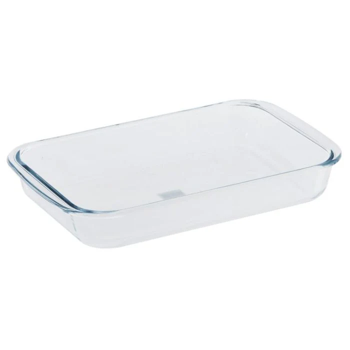Royalford RF2696-GBD Microwave Glassware Rectangular Baking Dish | Heat Resistant Oven, Freezer & Microwave Safe Glass Tray for Baking, Roasting, Serving & Food Storage - Image 4