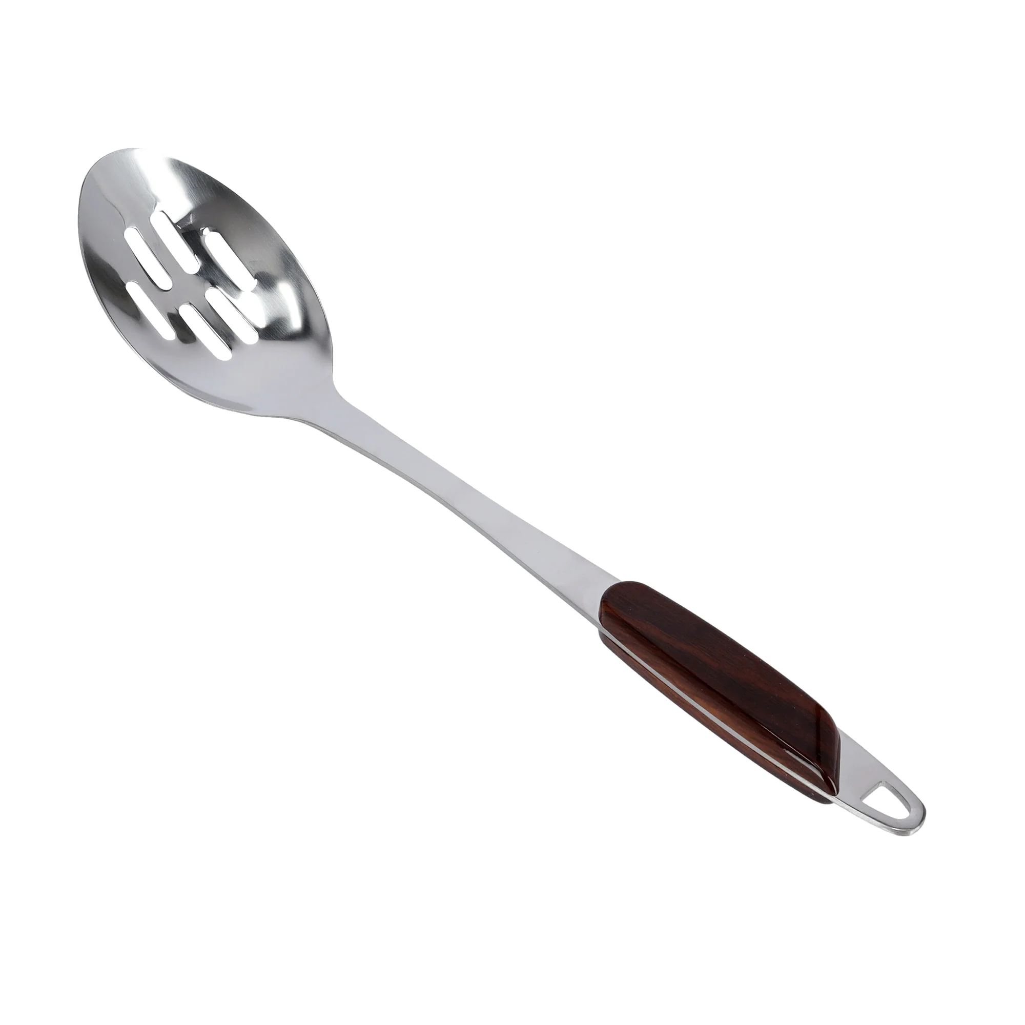 Royalford RF2764-SP Stainless Steel Slotted Spoon | Ergonomic Gripped Handle | Durable Shiny Finish| Heat Resistant Cooking Utensil| Dishwasher Safe Slotted Serving Spoon - Image 2