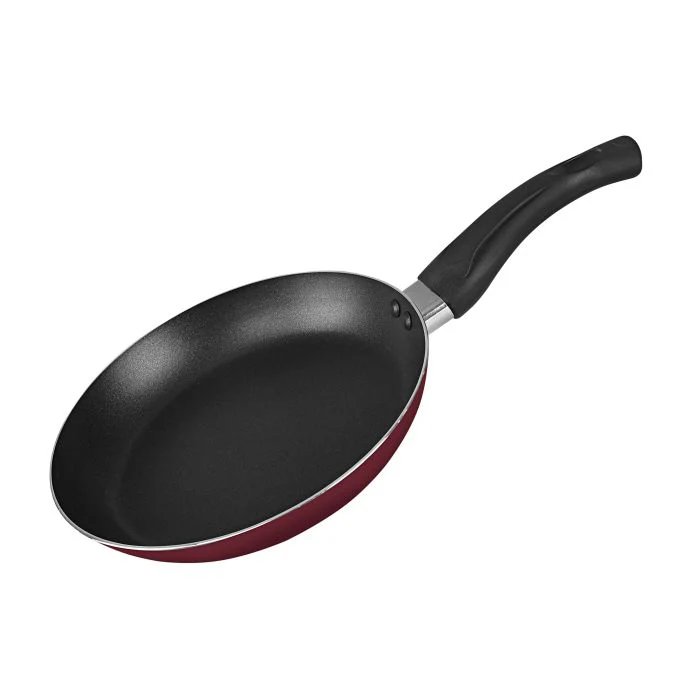 Royalford RF2950 22cm Non-Stick Fry Pan | Glass Lid | 3-Layer Durable Coating | Heat-Resistant Bakelite Handle | Multi-Cooktop Compatible for Healthy Cooking Kitchen - Image 2