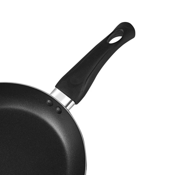Royalford RF2950 22cm Non-Stick Fry Pan | Glass Lid | 3-Layer Durable Coating | Heat-Resistant Bakelite Handle | Multi-Cooktop Compatible for Healthy Cooking Kitchen - Image 6