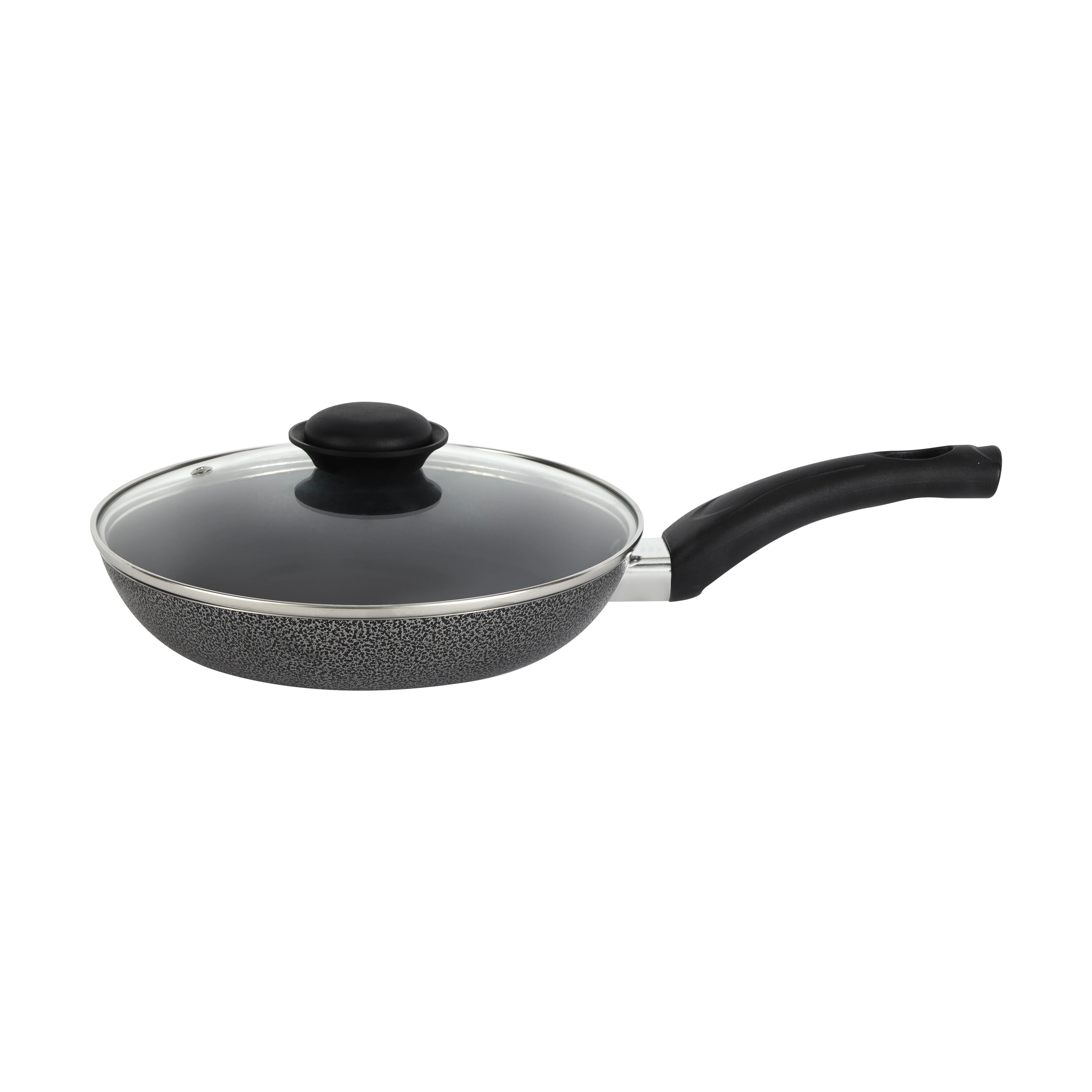 Royalford RF2952 26CM Fry Pan | 3-Layer Non-Stick Coating | CD Bottom for Even Heating | Premium Aluminium Body | Heat-Resistant Bakelite Handle for Daily Cooking - Image 2