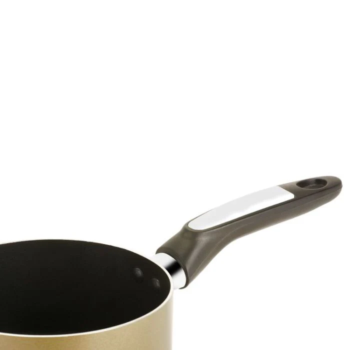Royalford RF2962 20cm Non-Stick Enamel Aluminium Saucepan with Glass Lid - Portable Cool Touch Handle with Hanging Loop | Induction & Dishwasher Safe|Healthy Cooking | Ideal for Home Hotel & More - Image 4