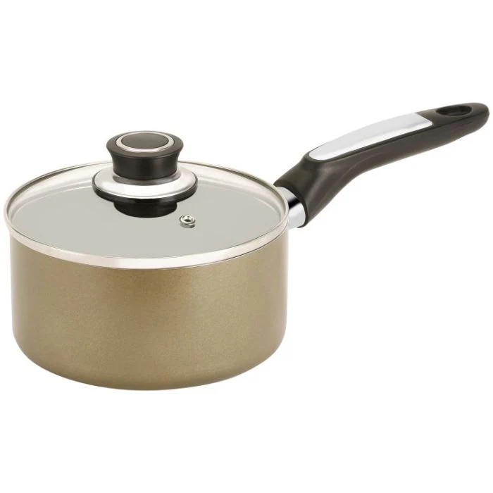 Royalford RF2962 20cm Non-Stick Enamel Aluminium Saucepan with Glass Lid - Portable Cool Touch Handle with Hanging Loop | Induction & Dishwasher Safe|Healthy Cooking | Ideal for Home Hotel & More - Image 8