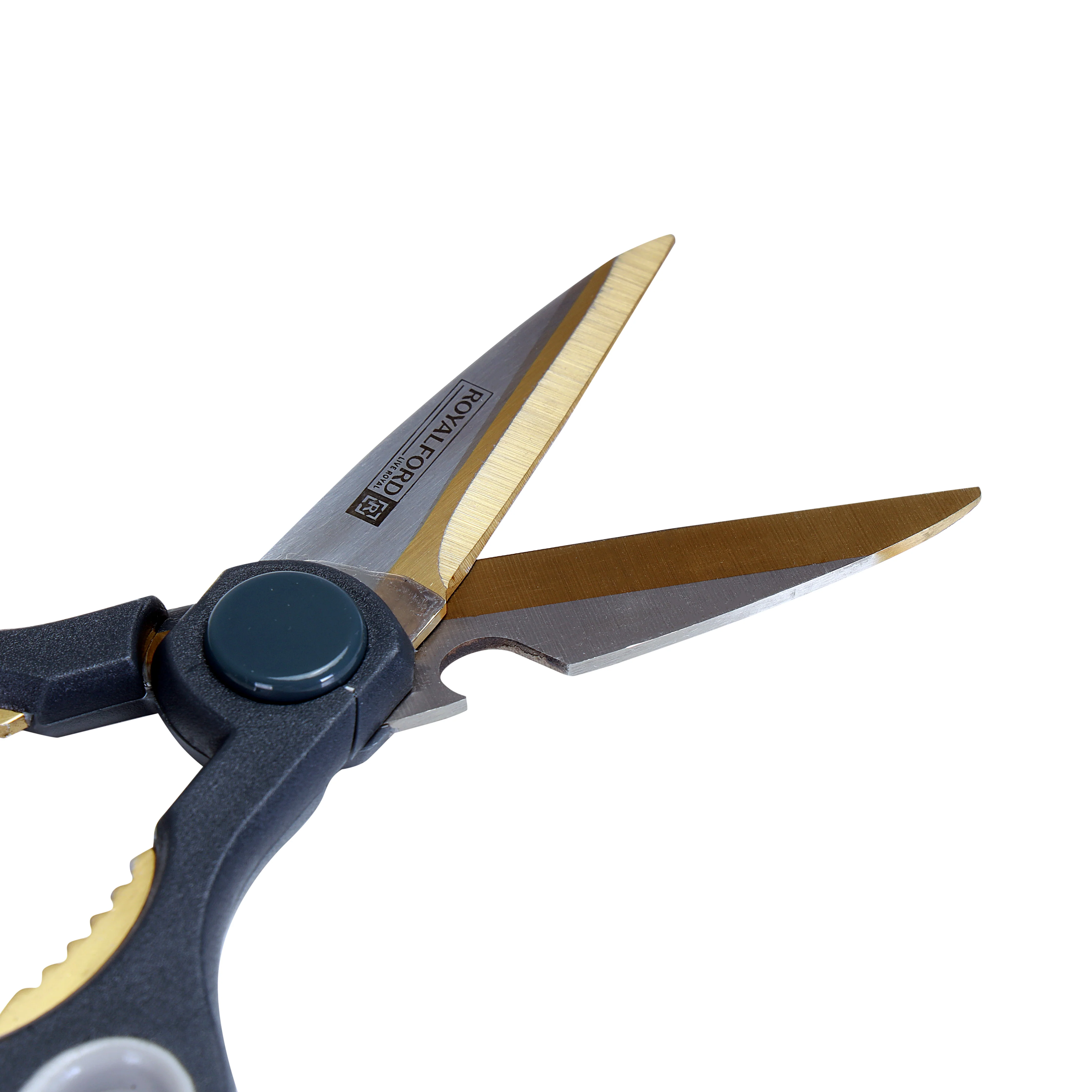 Royalford RF2992 Professional Kitchen Scissor | Stainless Steel | Multipurpose Kitchen Shears with Ergonomic Handle | Rust-Resistant & Long-Lasting Kitchen Scissor - Image 4