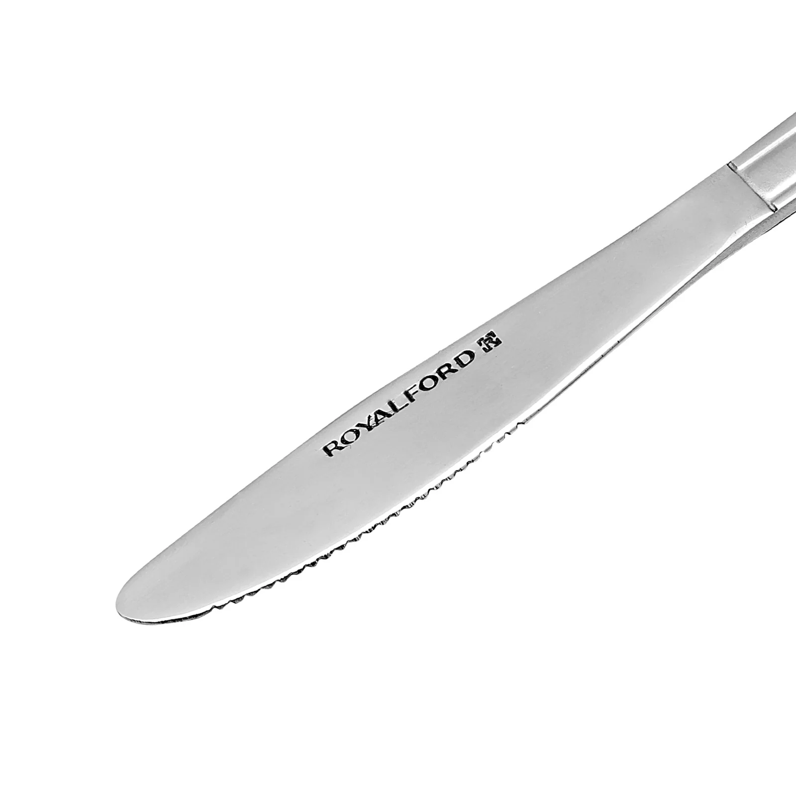 Royalford RF3000 Dinner Knife Stainless Steel| Durable Knife with ergonomic grip & rust-resistant finish| sharp edge for cutting, for daily dining & table settings| - Image 4