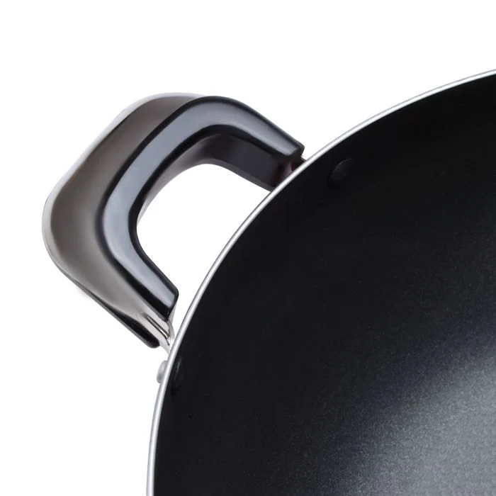 Royalford RF324WP26 Kadai Wok Pan, 26 CM - Induction Safe Frying Pan with Durable Non-Stick Granite Coating | Frypan & Heat-Resistant Handles | Cookware Casserole Pan |Ideal for Frying, Sauteing, Cooking & More - Image 4