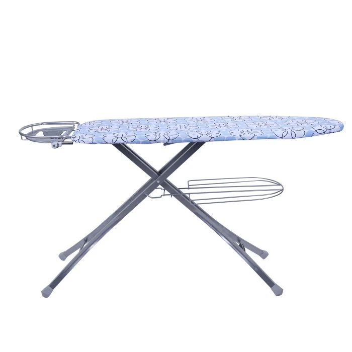 Royalford RF365IBL 127x46 cm Ironing Board with Steam Iron Rest, Heat Resistant, Contemporary Lightweight Iron Board with Adjustable Height and Lock System - Image 5