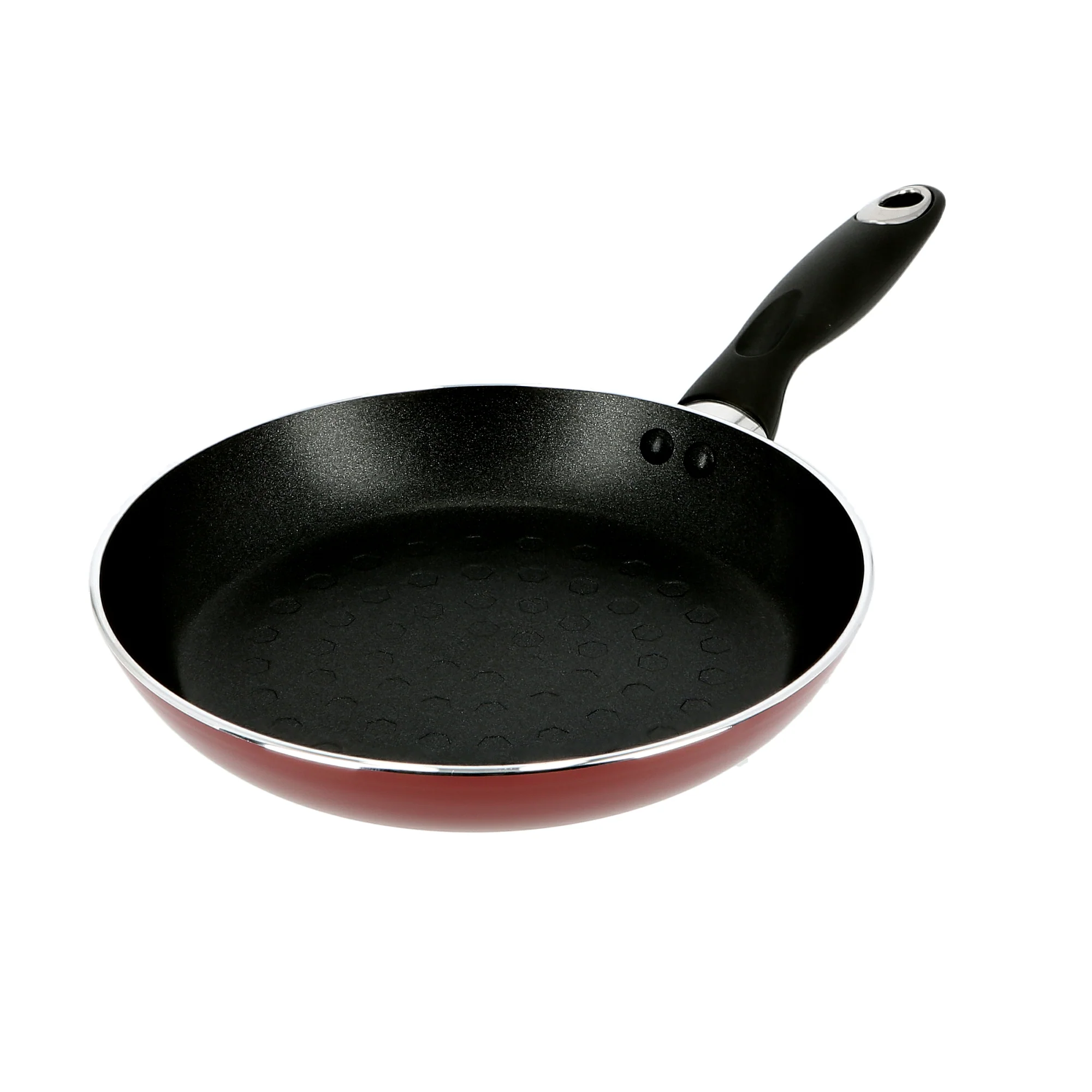 Royalford RF397FP24 24cm Non-Stick Fry Pan | Heat-Resistant Bakelite Handle | 3 Layer Nonstick Coating | Perfect for Everyday Frying, Sautéing and Low-Oil Cooking