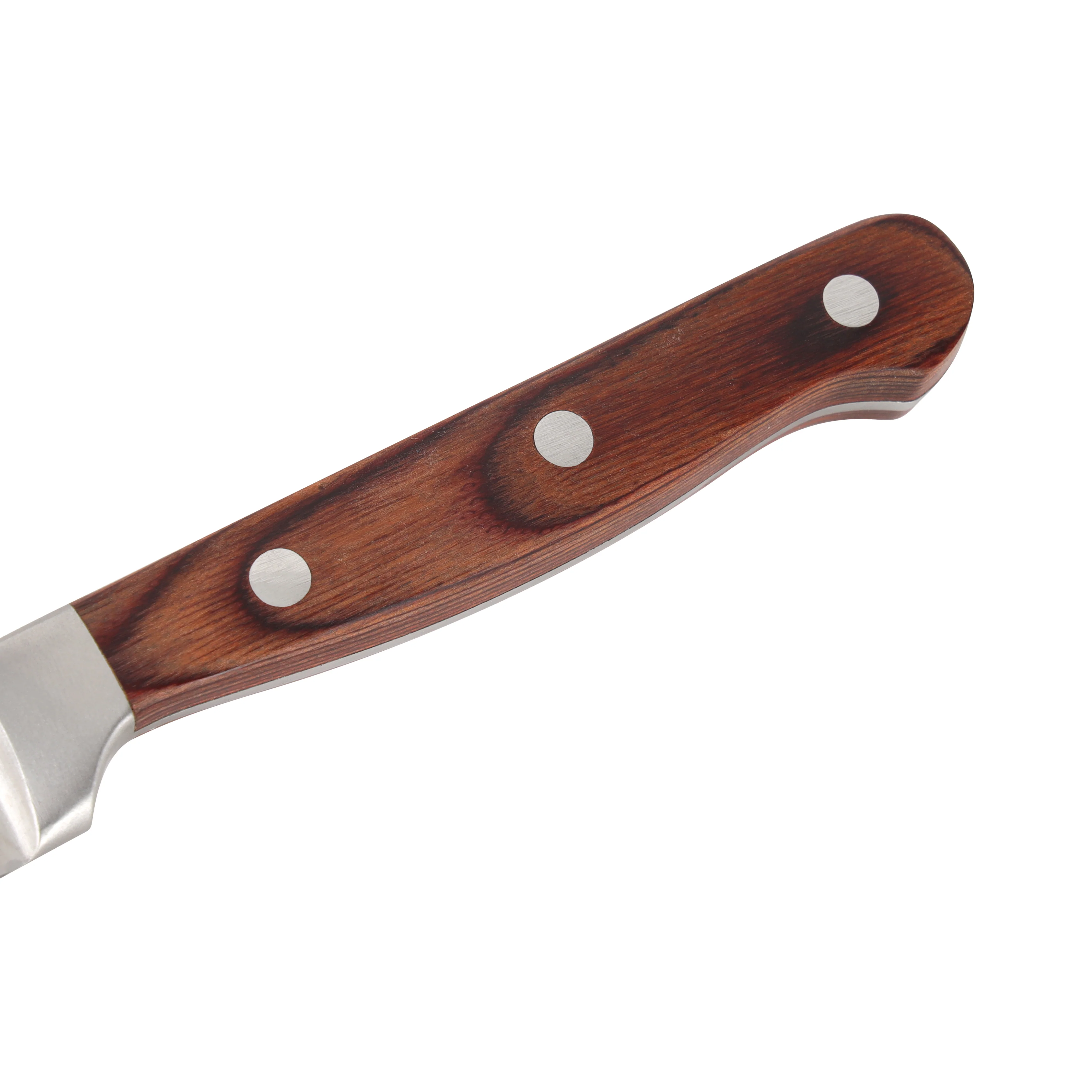 Royalford RF4112 5 Inch Utility Knife Stainless Steel Blade | Wooden Handle Multipurpose Kitchen Cutting Knife for Fruits, Vegetables & Meat | Durable Home Chef Use - Image 5