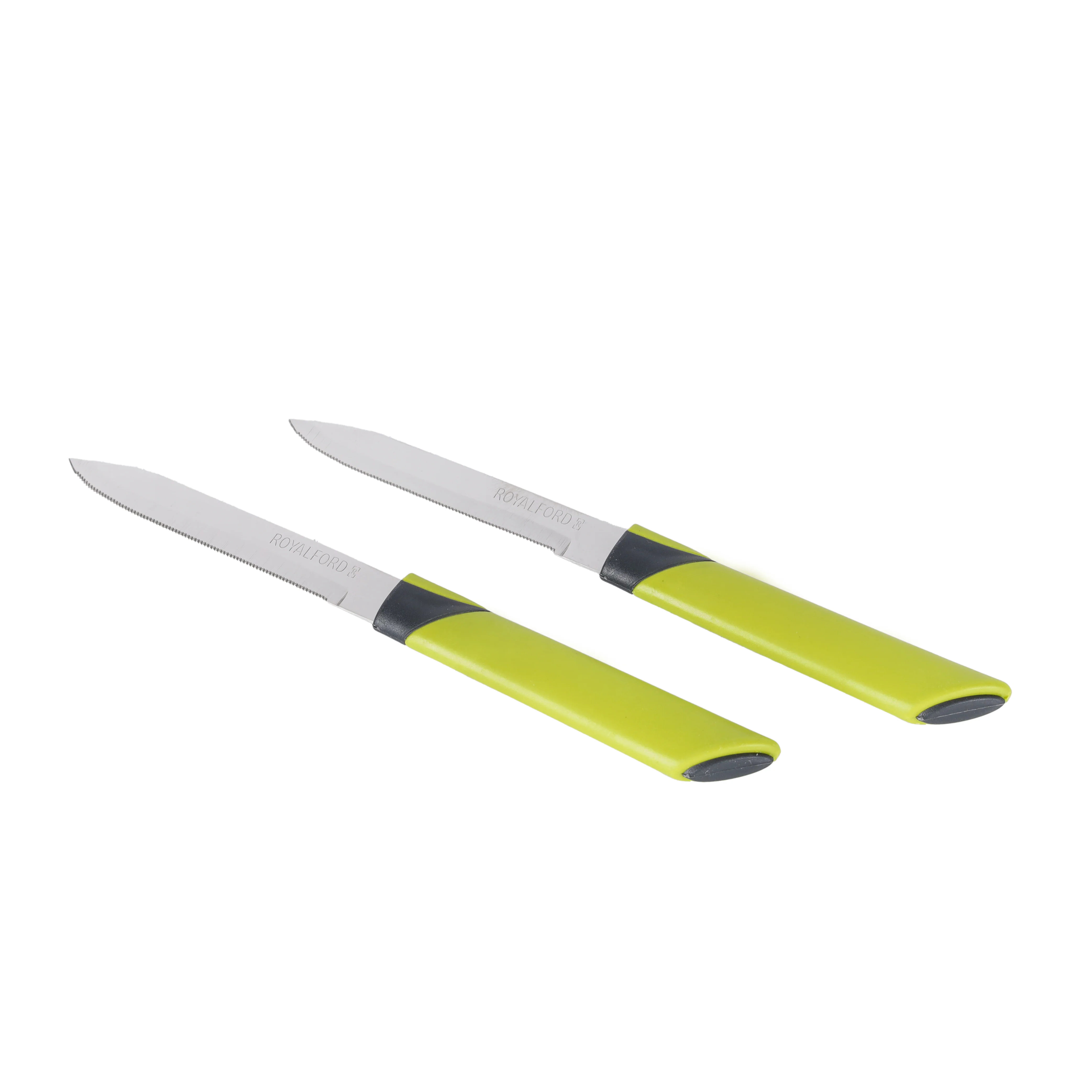 RoyalFord RF4137FK 12 Piece Fruit Knife Set | Serrated Stainless Steel Blades | Ergonomic PP Handle | Durable Kitchen Cutting Knives for Peeling,  Slicing & Prep Use - Image 2