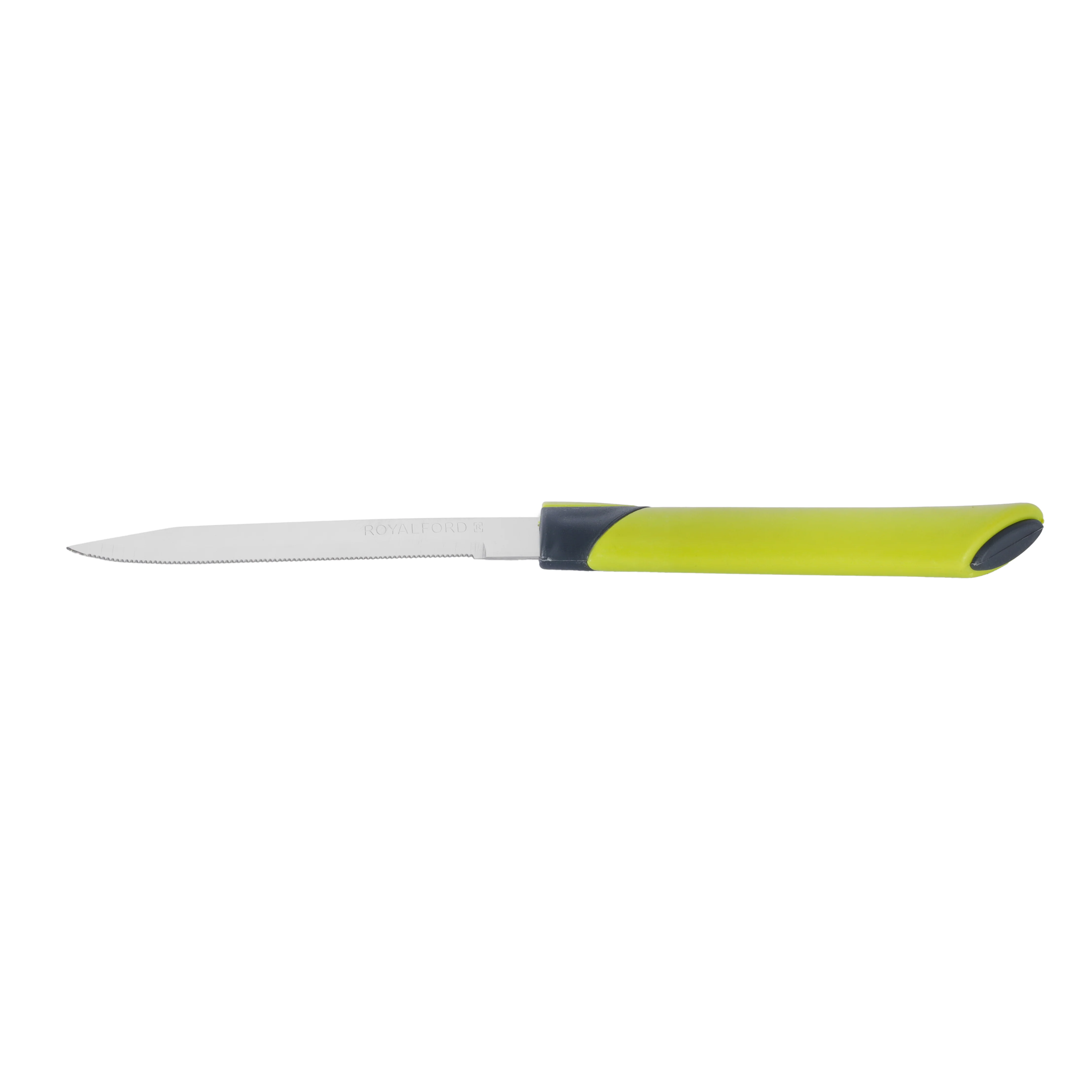 RoyalFord RF4137FK 12 Piece Fruit Knife Set | Serrated Stainless Steel Blades | Ergonomic PP Handle | Durable Kitchen Cutting Knives for Peeling,  Slicing & Prep Use - Image 3