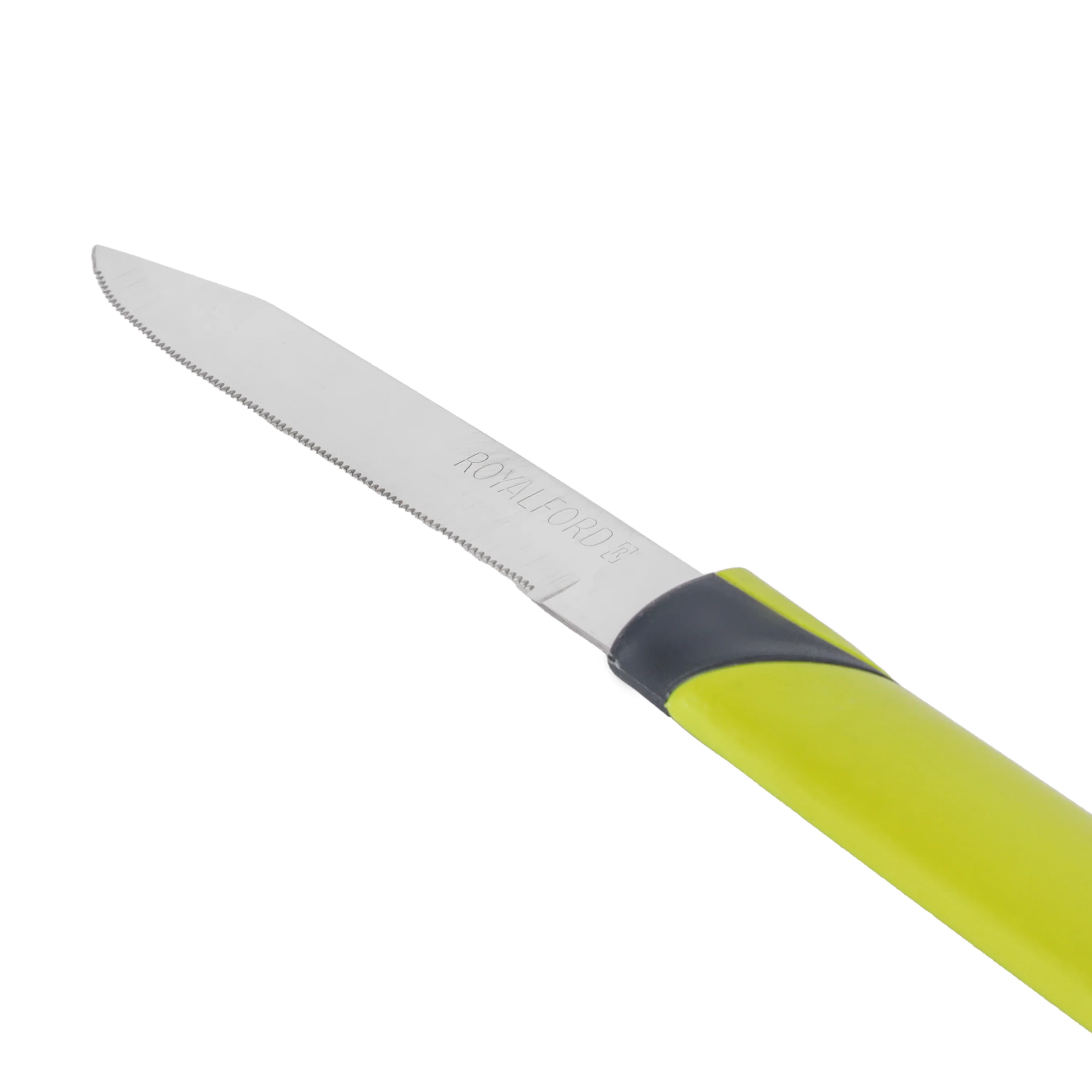 RoyalFord RF4137FK 12 Piece Fruit Knife Set | Serrated Stainless Steel Blades | Ergonomic PP Handle | Durable Kitchen Cutting Knives for Peeling,  Slicing & Prep Use - Image 4