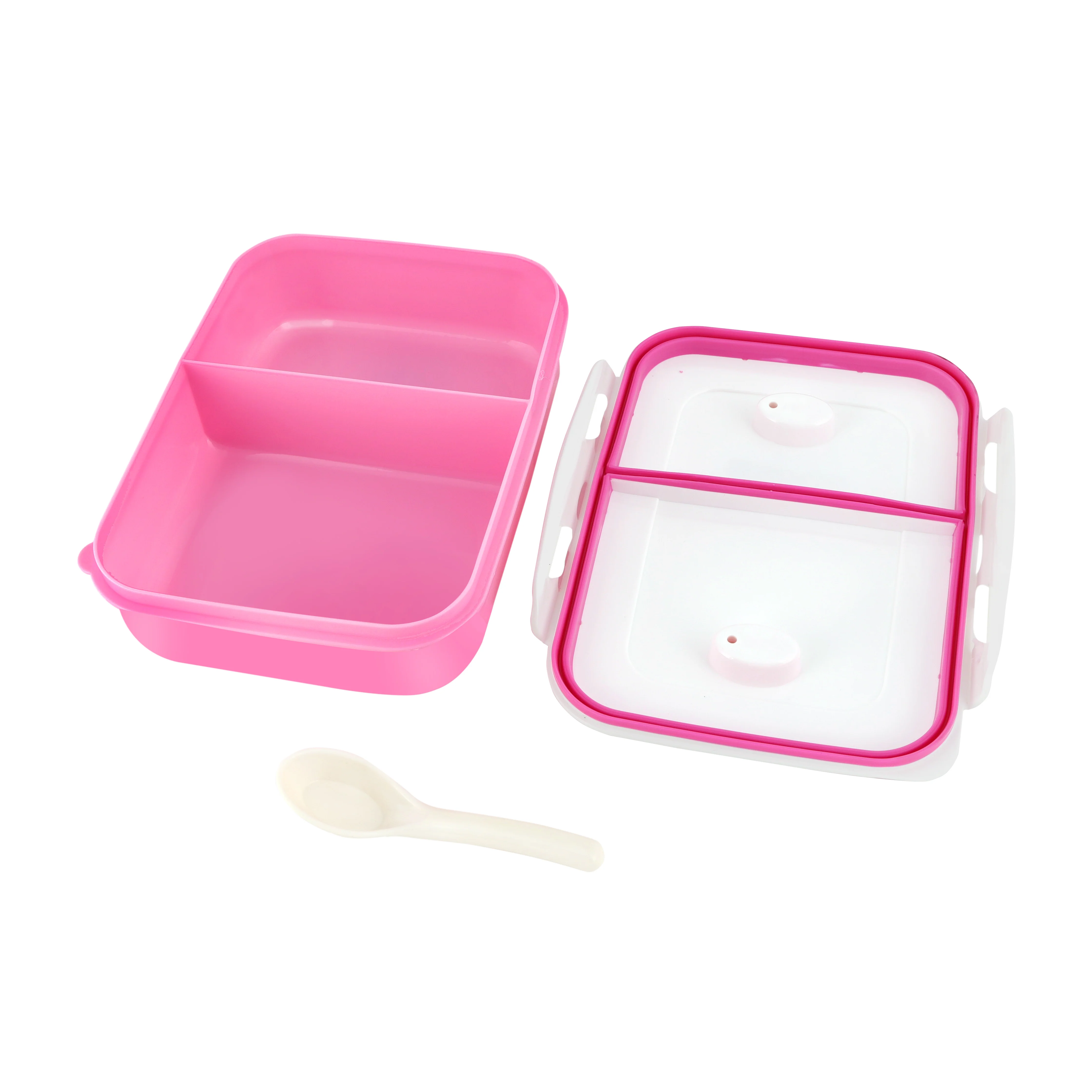 Royalford RF4398PN lunch box| durable food storage container with secure lid, lightweight| food-grade material, easy to carry, ideal for school, office& daily use| - Image 3