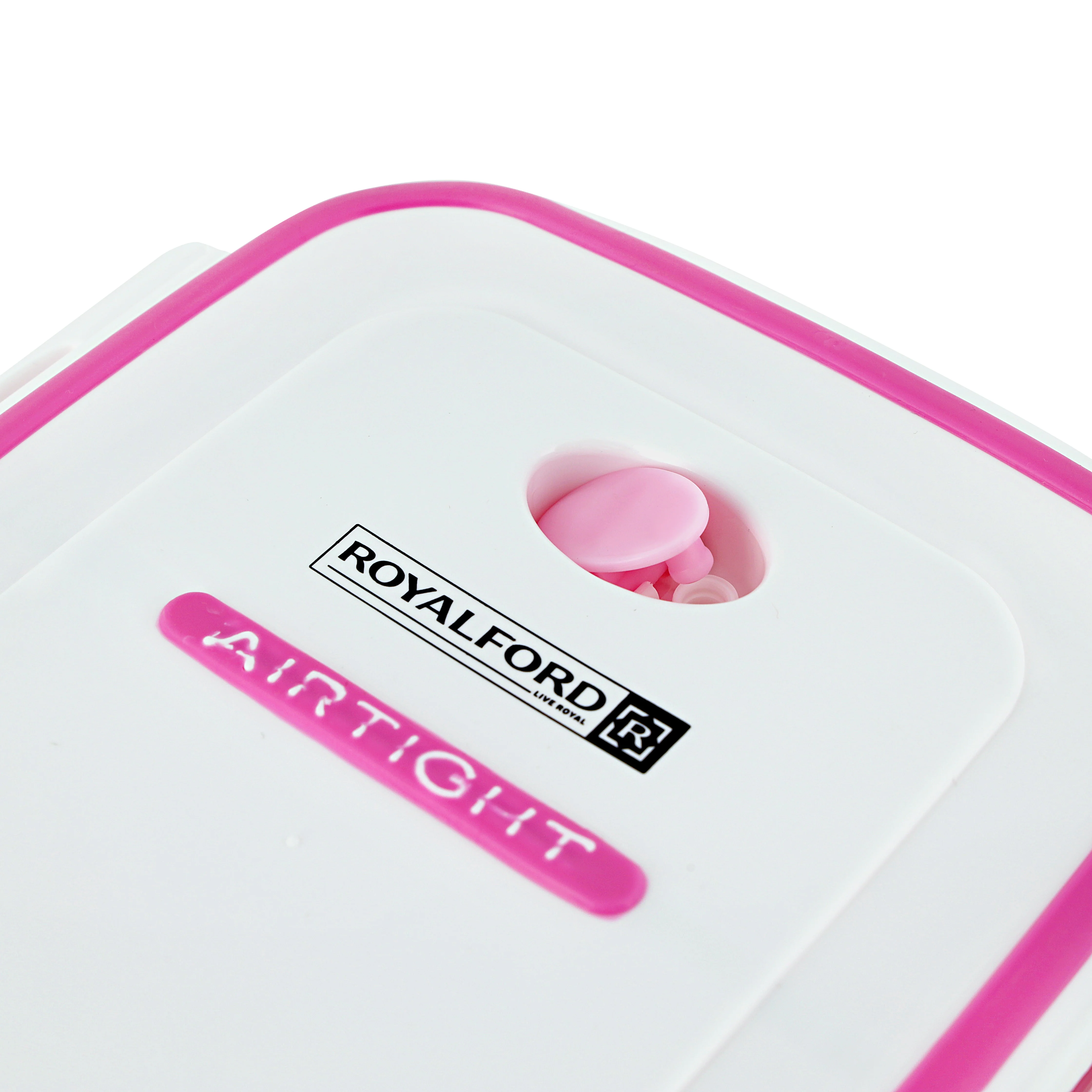 Royalford RF4398PN lunch box| durable food storage container with secure lid, lightweight| food-grade material, easy to carry, ideal for school, office& daily use| - Image 4