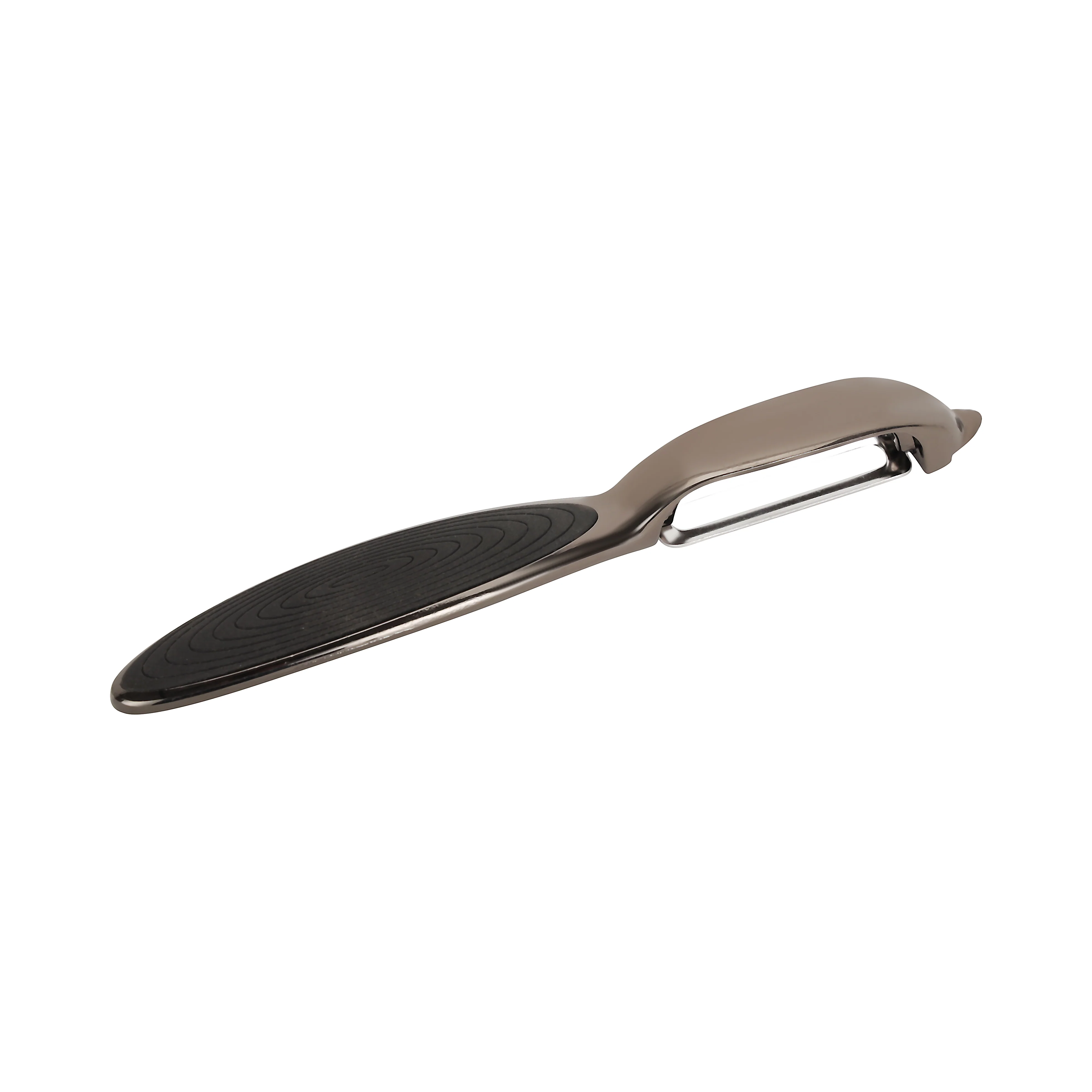 Royalford RF4642 Stainless Steel T-Peeler| Extra Sharp Blade with Ergonomic Non-Slip TPR Handle| Durable Zinc Alloy Body, Food Grade, Ideal for Fruits & Vegetables| - Image 3
