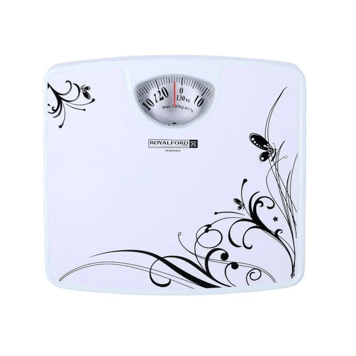 Royalford RF4818 Weighing Scale - Analogue Manual Mechanical Weighing Machine for Human Body-Weight Machine, 130Kg Capacity, Bathroom Scale, Large Rotating dial, Compact - Image 6