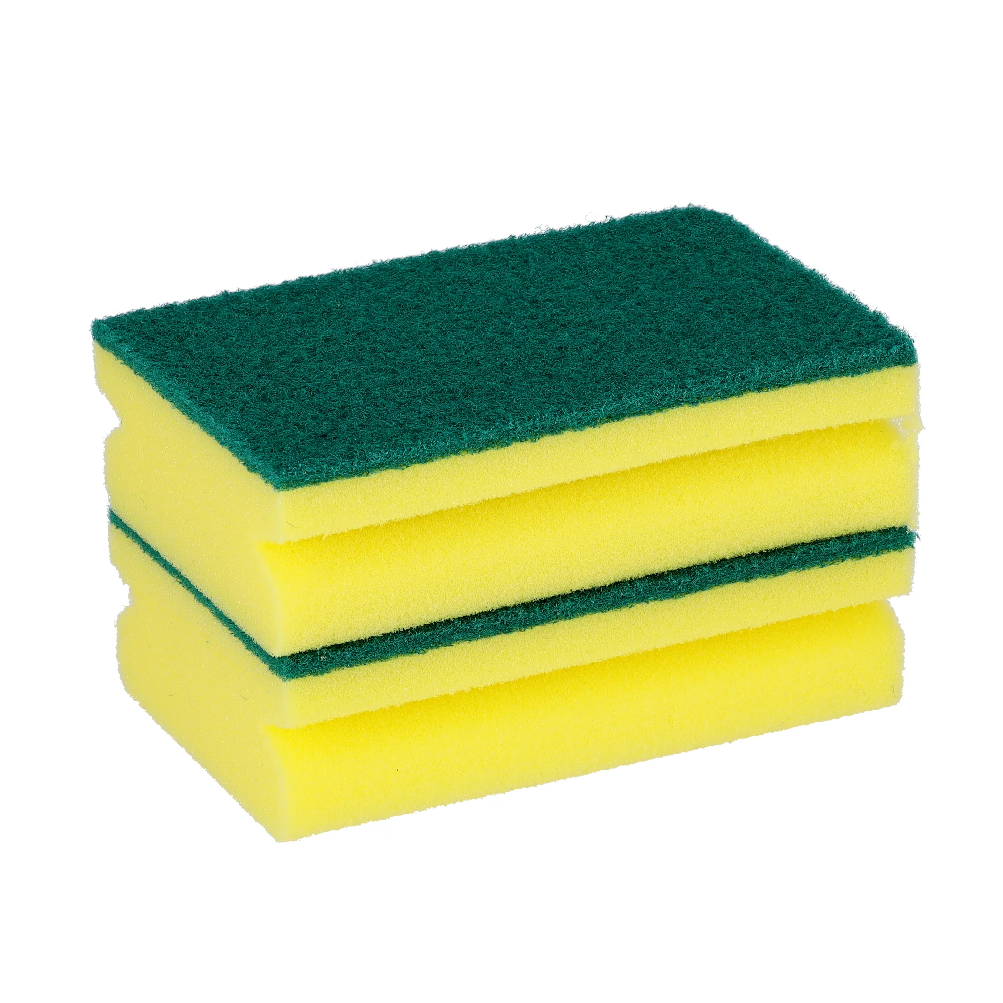 RoyalFord RF4852 SS Rosele Wilkin’s Sponge Scrubbers Nail Saver | 2 Pcs Heavy Duty Kitchen Cleaning Sponges |Long Lasting Dual Layer Tough Scrub | Durable Grip Design