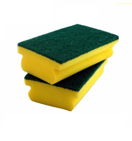 RoyalFord RF4852 SS Rosele Wilkin’s Sponge Scrubbers Nail Saver | 2 Pcs Heavy Duty Kitchen Cleaning Sponges |Long Lasting Dual Layer Tough Scrub | Durable Grip Design - Image 2