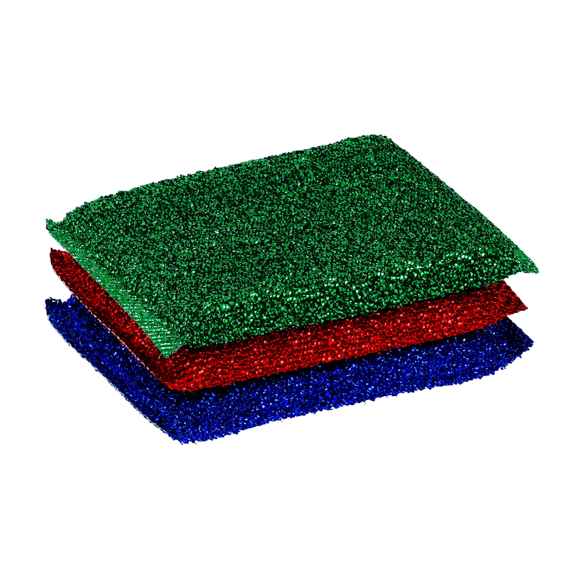 Royalford RF4858 MS Rosele Wilkin’s Kitchen Sponge Scrubbers 3 Pcs | Heavy Duty Cleaning Pads for Kitchen Use | Long Lasting Tough Scrub | Multipurpose Cleaning Set