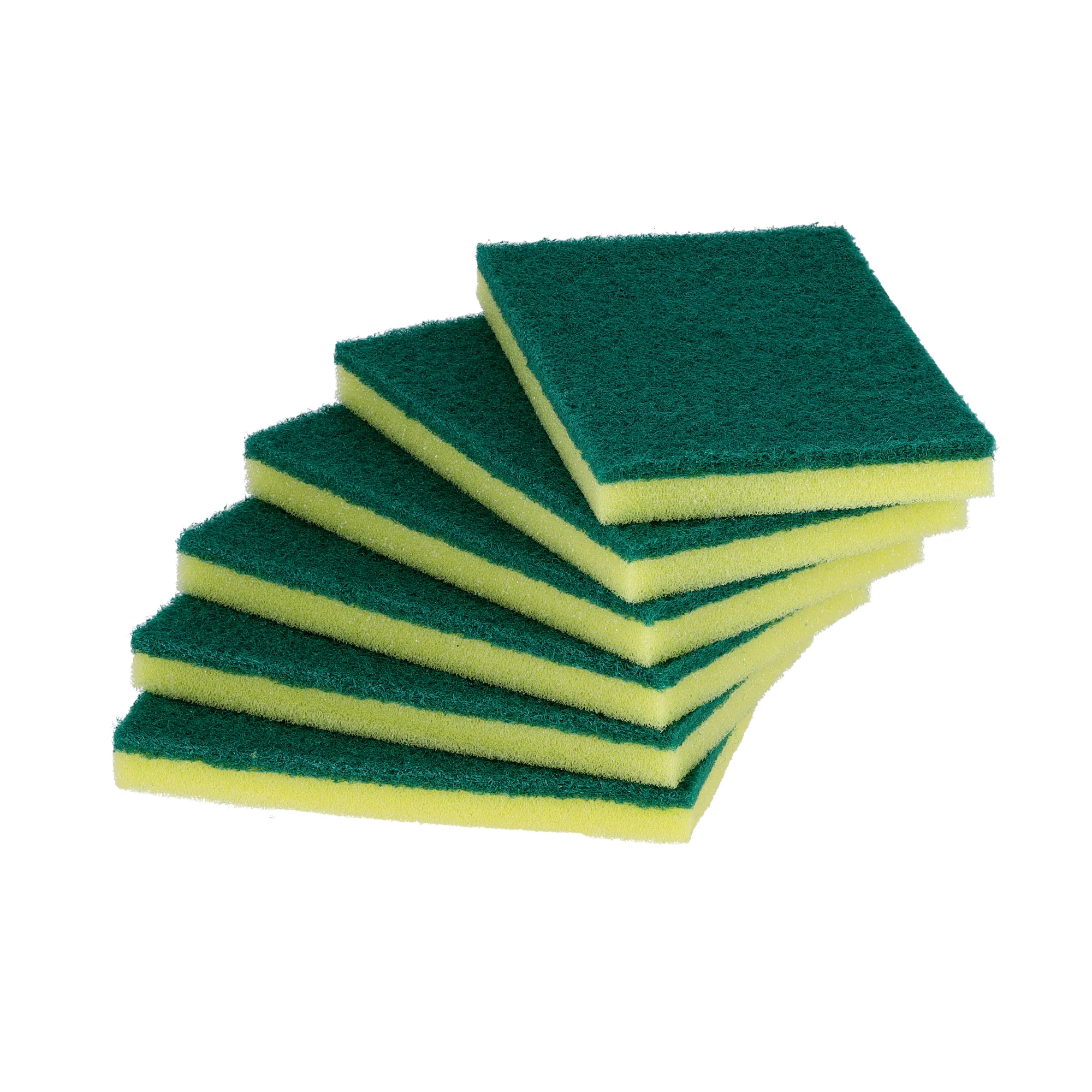 Royalford RF4868 SS Rosele Wilkin’s Kitchen Sponge Scrubbers | 6PCS Heavy Duty Cleaning Sponges | Extra Tough Long Lasting Dishwashing Scrubber Pads for Kitchen Cleaning