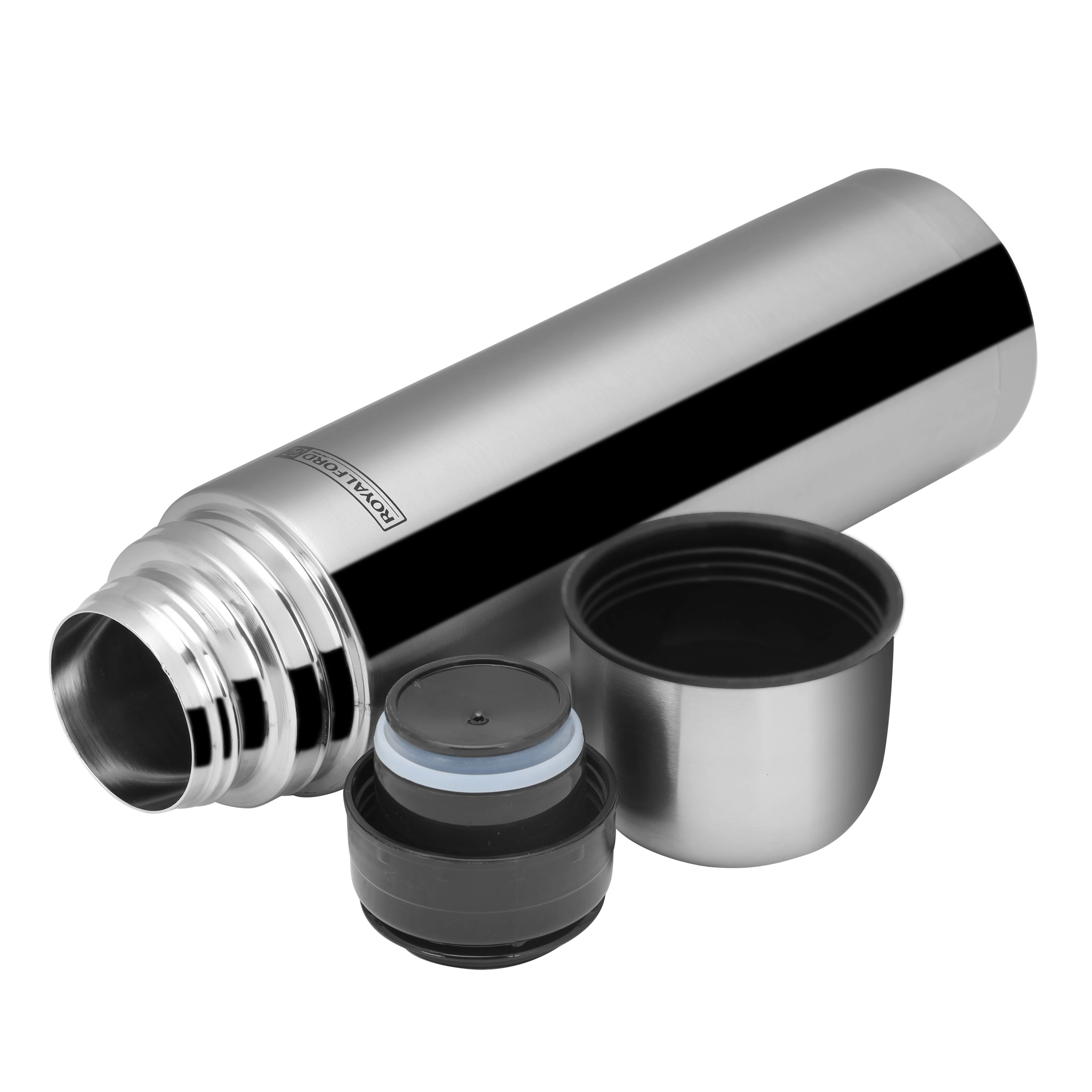 Royalford RF4946 350ML Vacuum Bottle | Stainless Steel Insulated Flask | Double Wall Thermal Bottle for Hot & Cold Drinks | Portable Travel Coffee & Water Bottle - Image 3