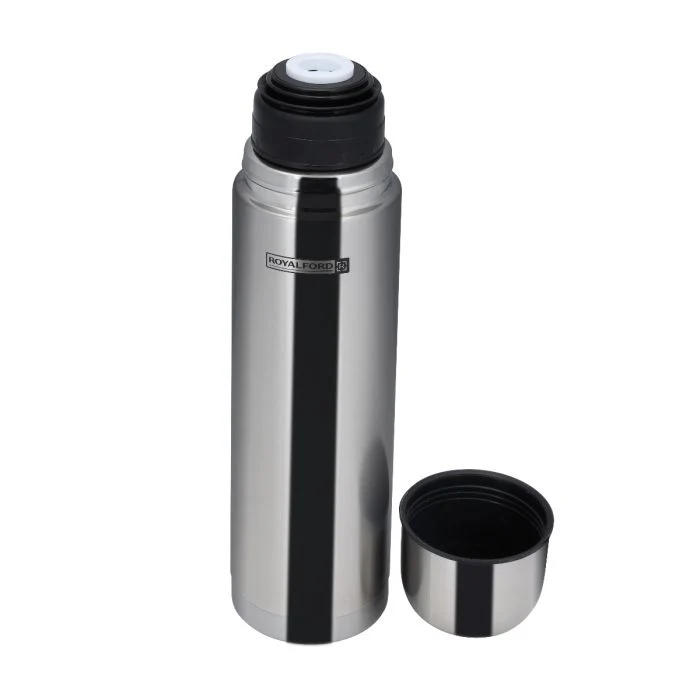 Royalford RF4948 Vacuum Bottle 1000ml | Double Wall Stainless Steel Hot & Cool Insulated Water Bottle for Office, Travel, Gym, Outdoor Use & Daily Hydration Needs - Image 3