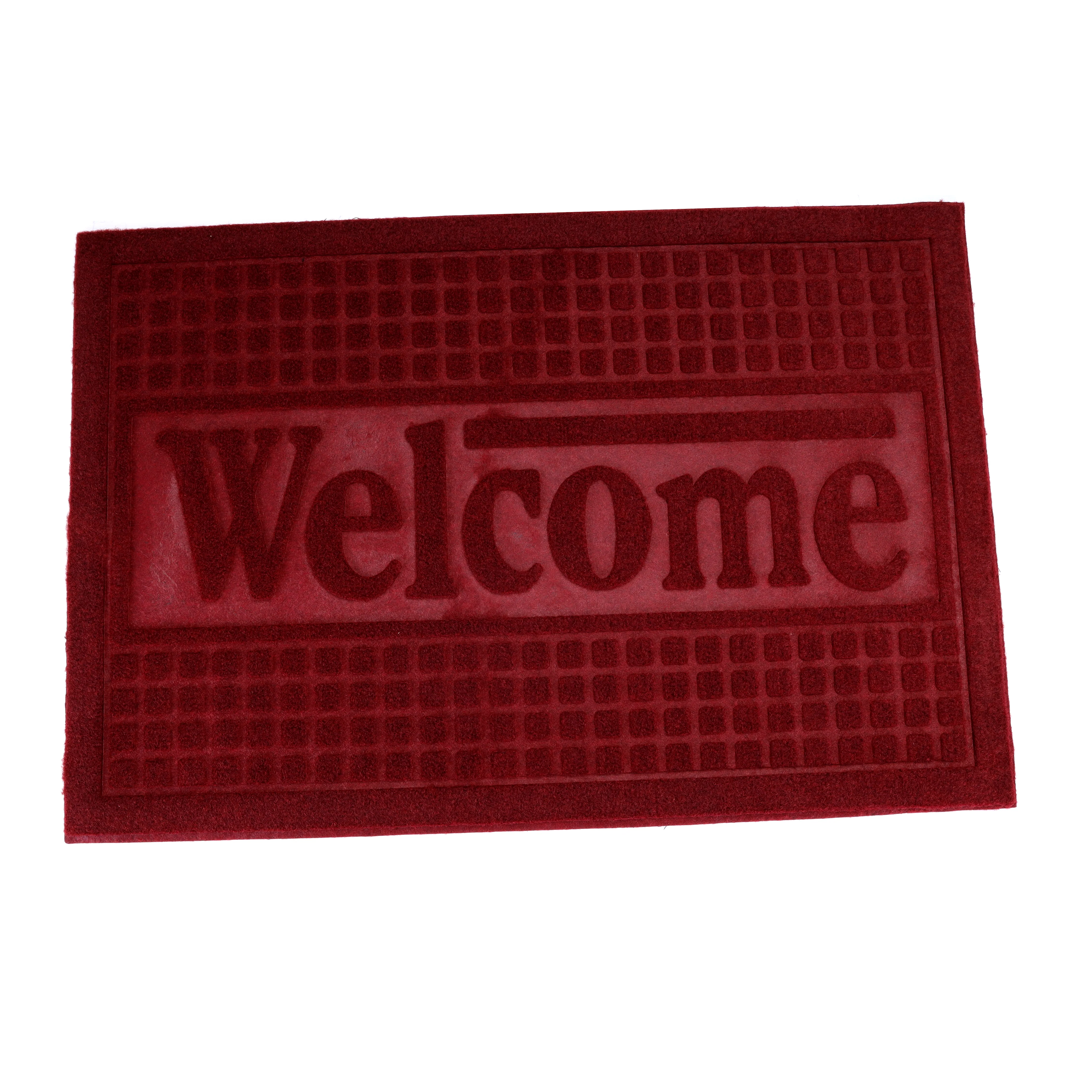 Royalford RF4955 Anti-Slip Door Mat| Indoor & Outdoor, Nylon Durable Welcome Floor Mat| Strong Grip Backing, Dirt Trapping Surface & Easy to Clean Stylish for Home Use|