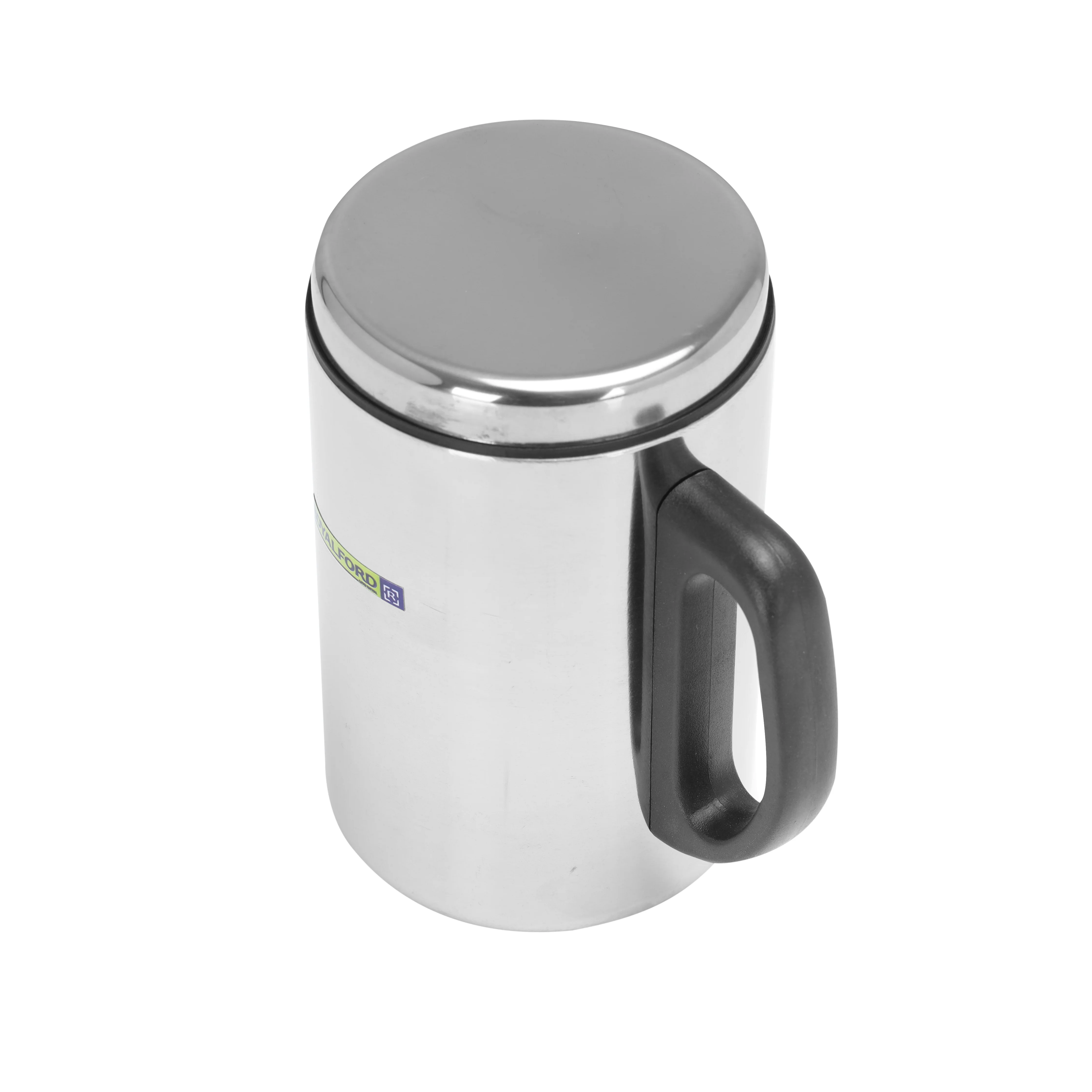 Royalford RF5026 Stainless Steel Mug with Lid | 350ML Double Wall Insulated Coffee Tea Mug | Hot and Cold Drink Cup | Perfect for Home, Office, Travel and Camping use - Image 3