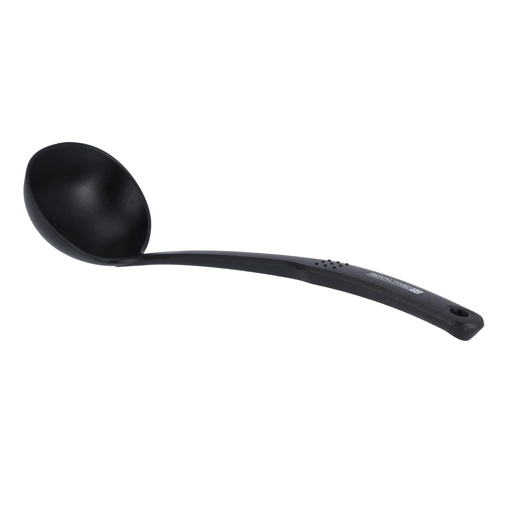 Royalford RF5055 Nylon Soup Ladle | Heat Resistant Kitchen Serving Spoon | Non Stick Safe|  Ergonomic Long Handle |  Dishwasher Safe Nylon Soup Ladle | Easy to Use - Image 3
