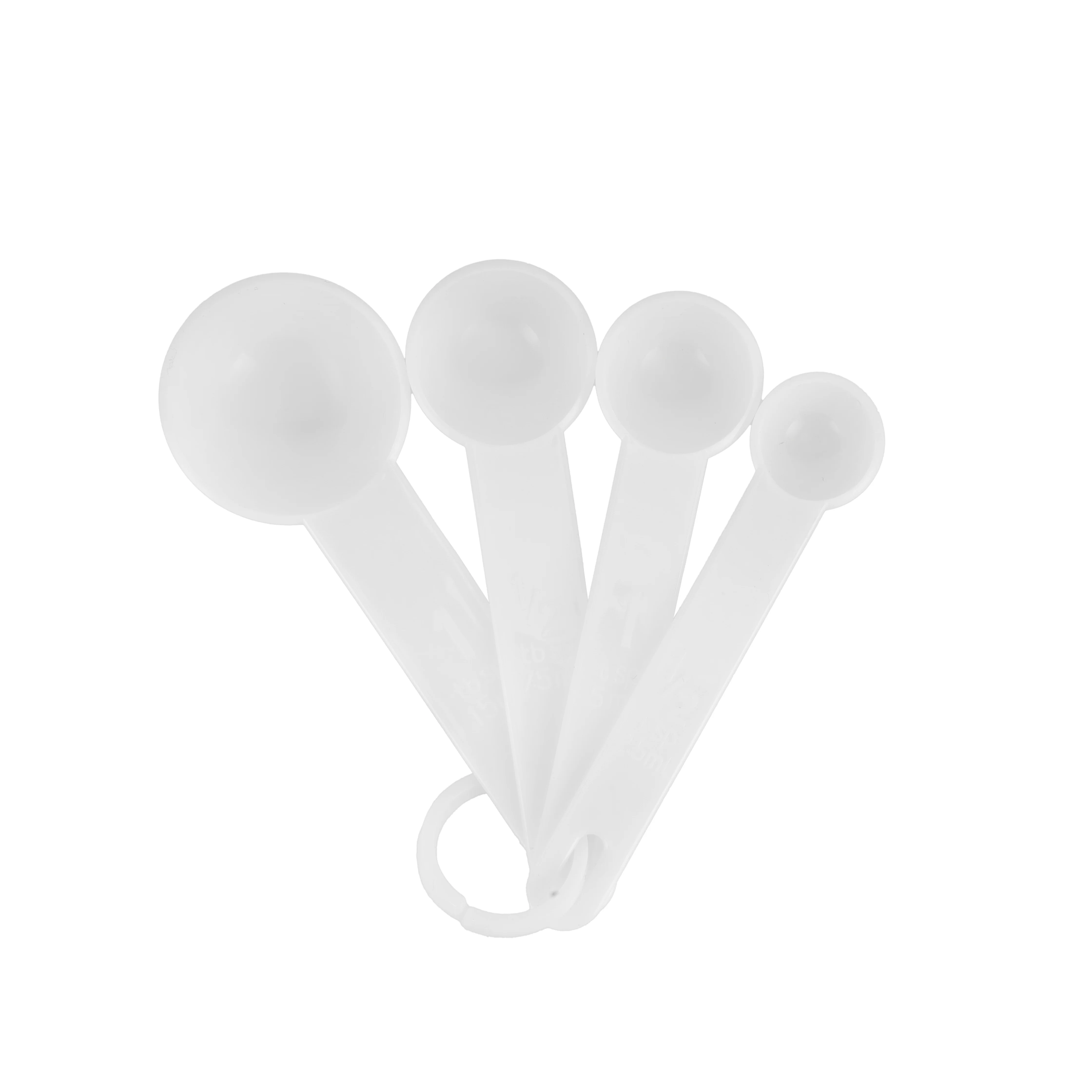 RoyalFord RF5061 4 Pcs Measuring Spoon Set | Accurate Kitchen Measuring Spoons |  Lightweight | Easy to Use Nested Design with Ring Holder | Kitchen Essential Tool - Image 3