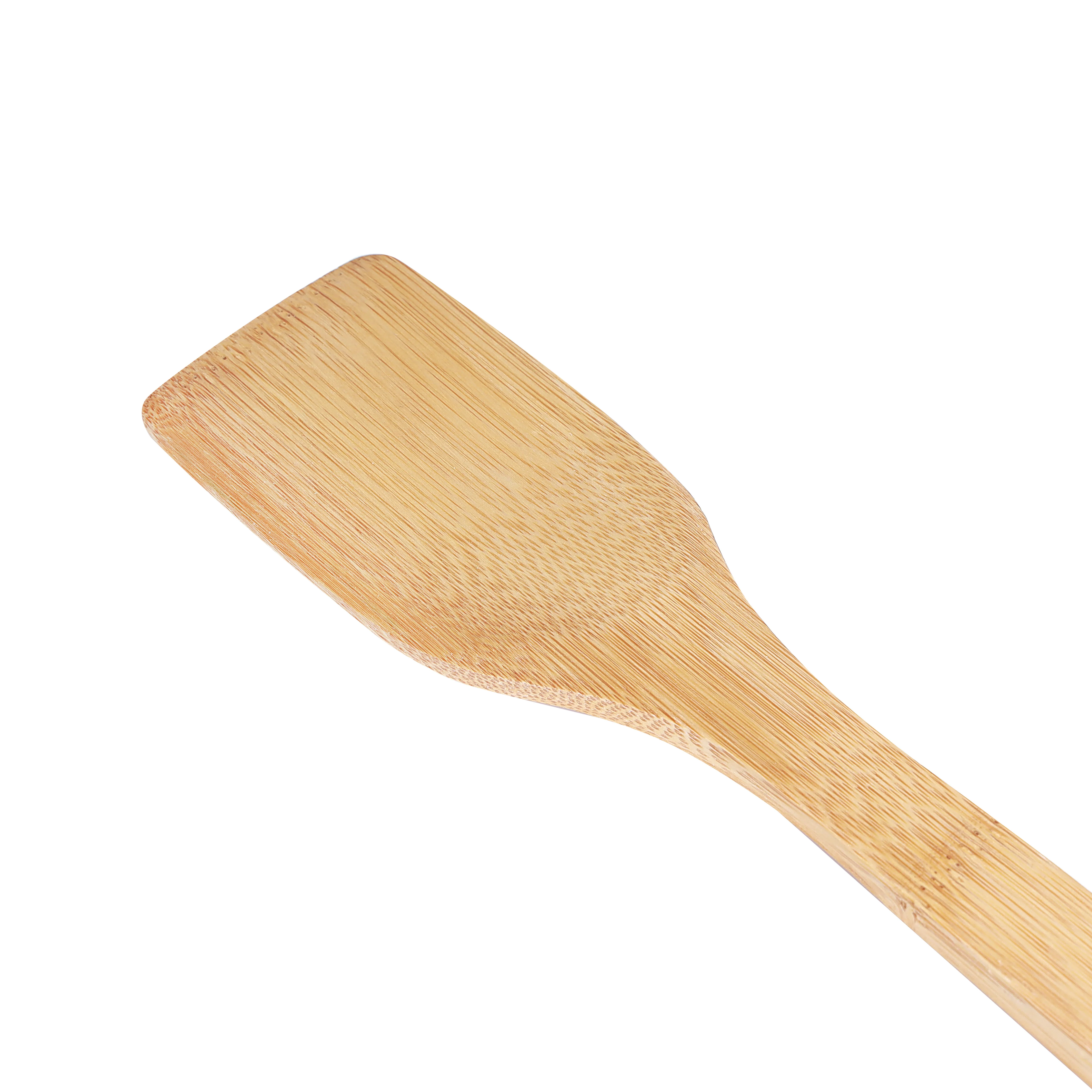 RoyalFord RF5112 Bamboo Cooking Turner Spatula | Eco Friendly | Heat Resistant Non Stick Safe Wooden Kitchen Utensil | Flat Turner for Flipping, Frying & Serving Use - Image 3