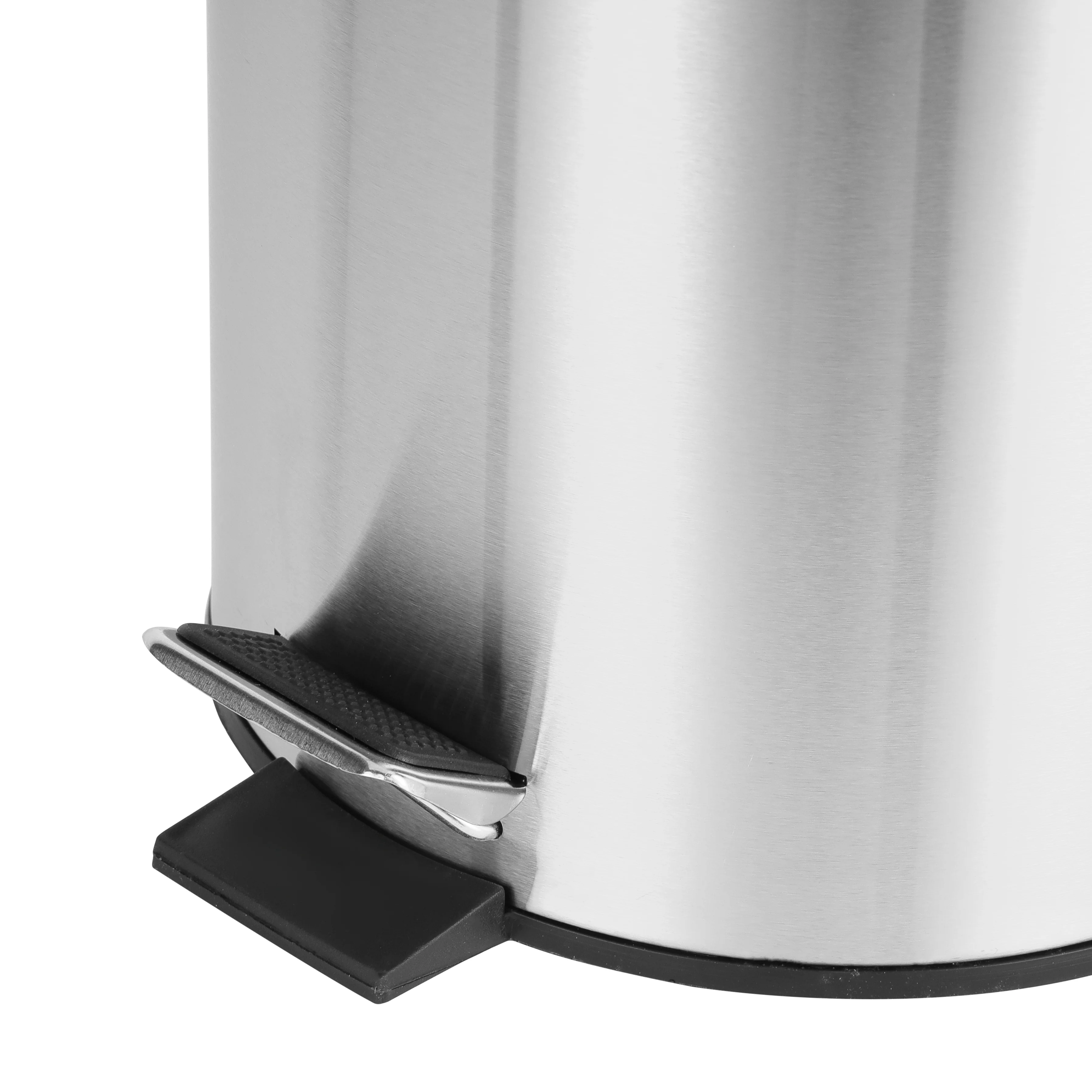 Royalford RF5126 7L Stainless Steel Pedal Bin | Soft Close Lid & Removable Inner Bucket | Hands-Free Foot Pedal Waste Bin | Perfect for Kitchen, Bathroom & Office Use - Image 5