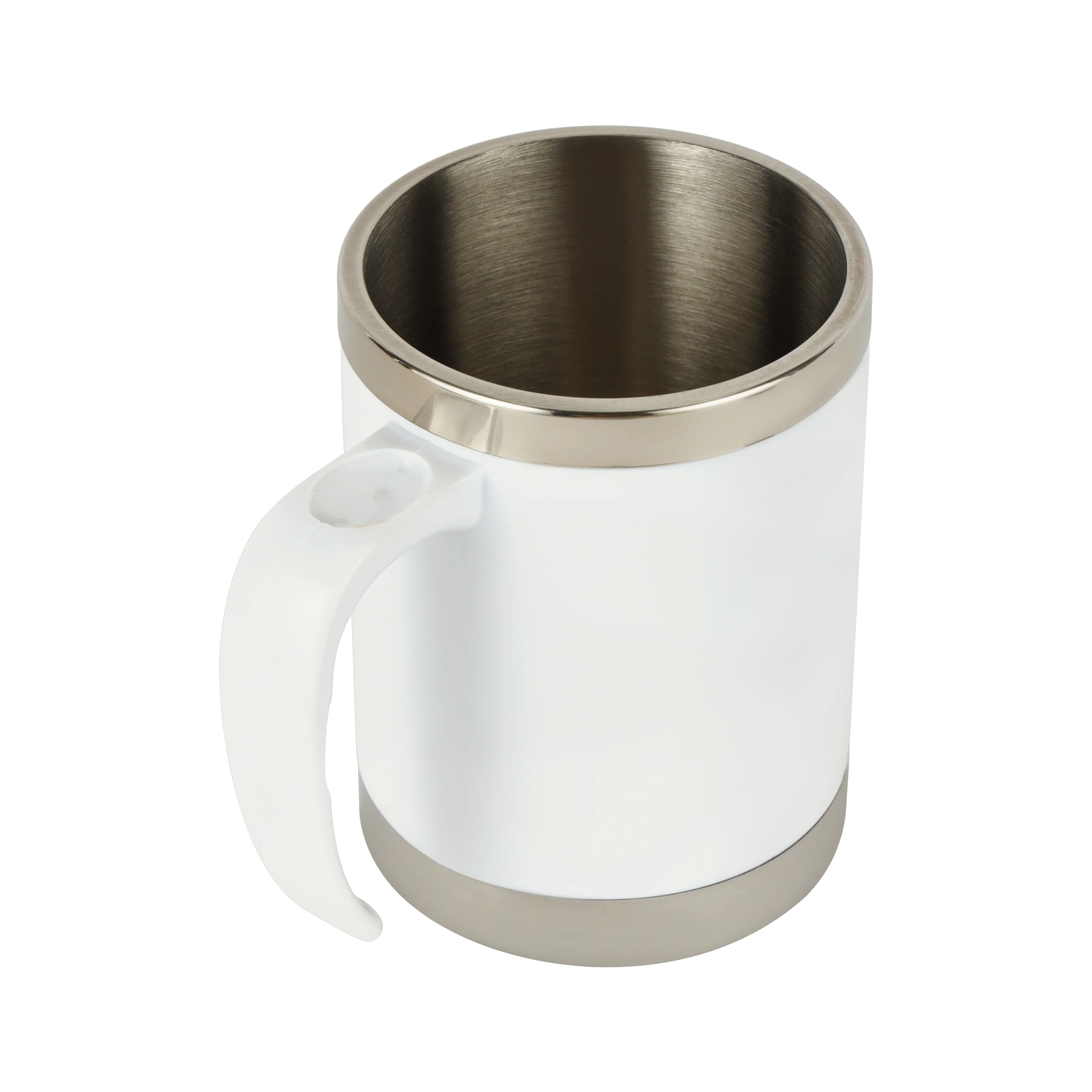 Royalford RF5130WH Double Wall Travel Mug | 400ml Stainless Steel Insulated Coffee Mug | Leak Resistant Thermal Cup for Hot & Cold Drinks| Portable Office & Travel Mug - Image 4