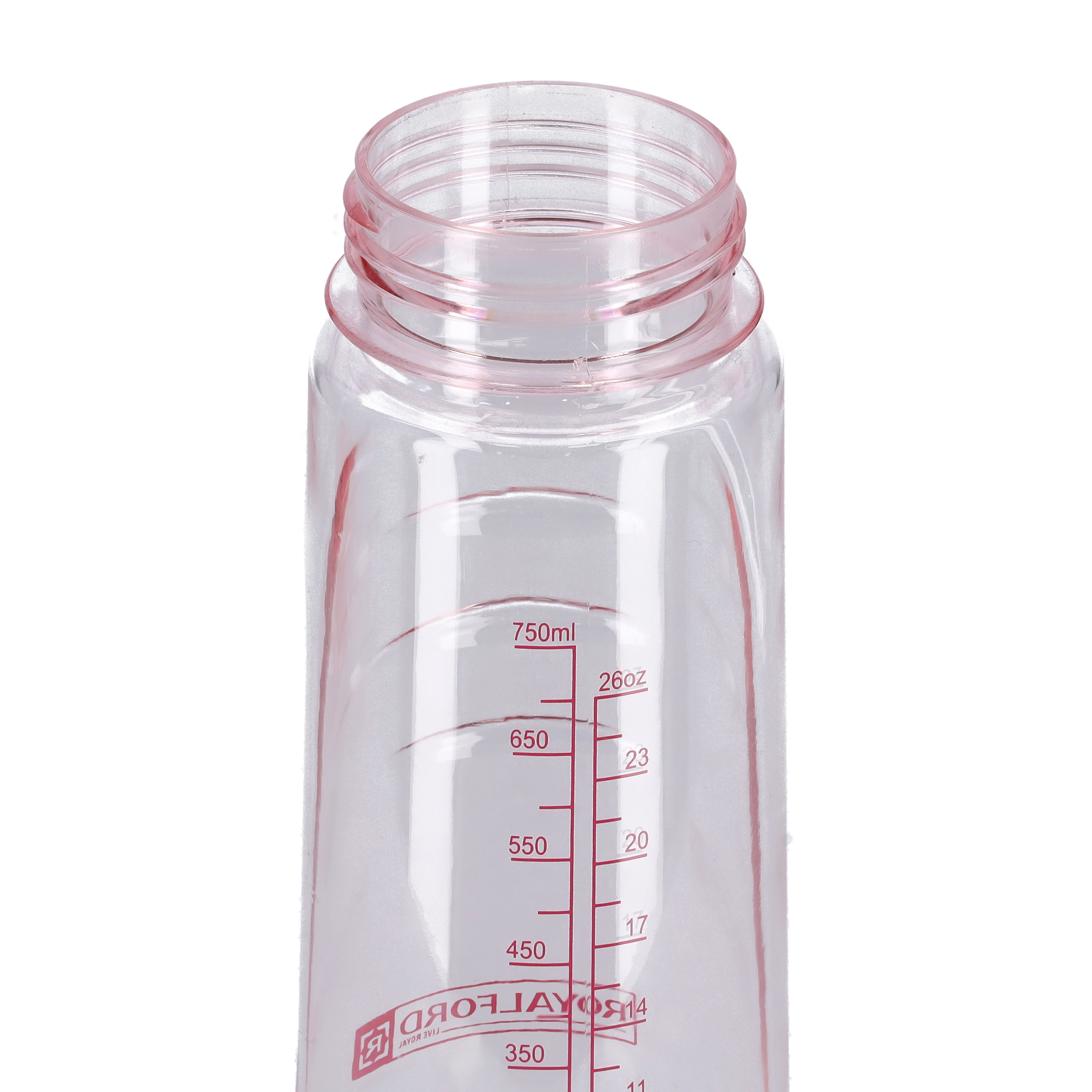 Royalford RF5222PN 750ML Water Bottle | BPA Free Leak Proof Drinking Bottle | Flip Lock Lid| Durable Eco-Friendly Polymer Bottle for Hot & Cold Drinks| Portable Bottle - Image 5