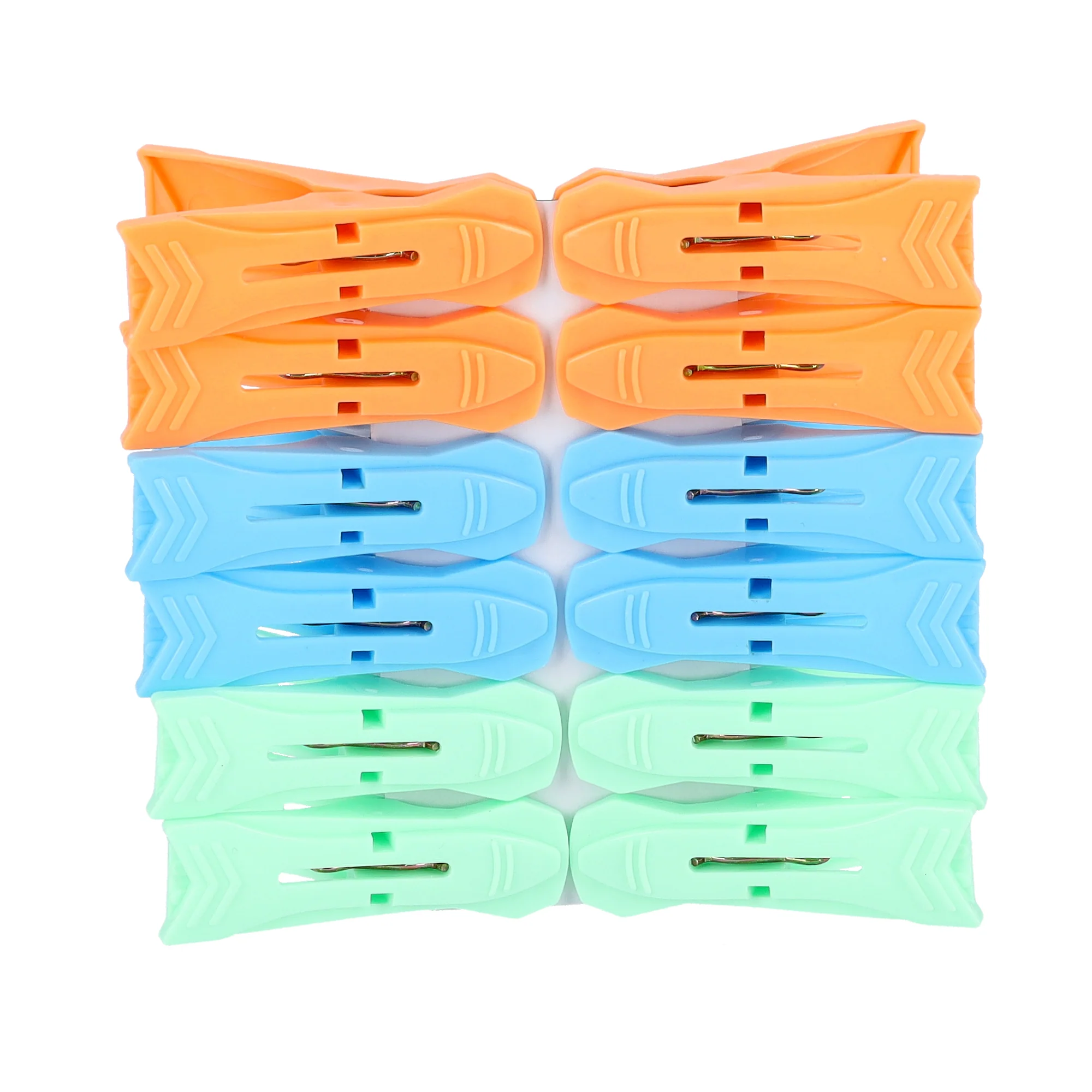 Royalford RF5281 Clothes Clips | Durable Plastic Clothespins | Strong Grip Metal Spring for Laundry Towels | Lightweight & Portable Clothes Clips |  Multipurpose Use - Image 4