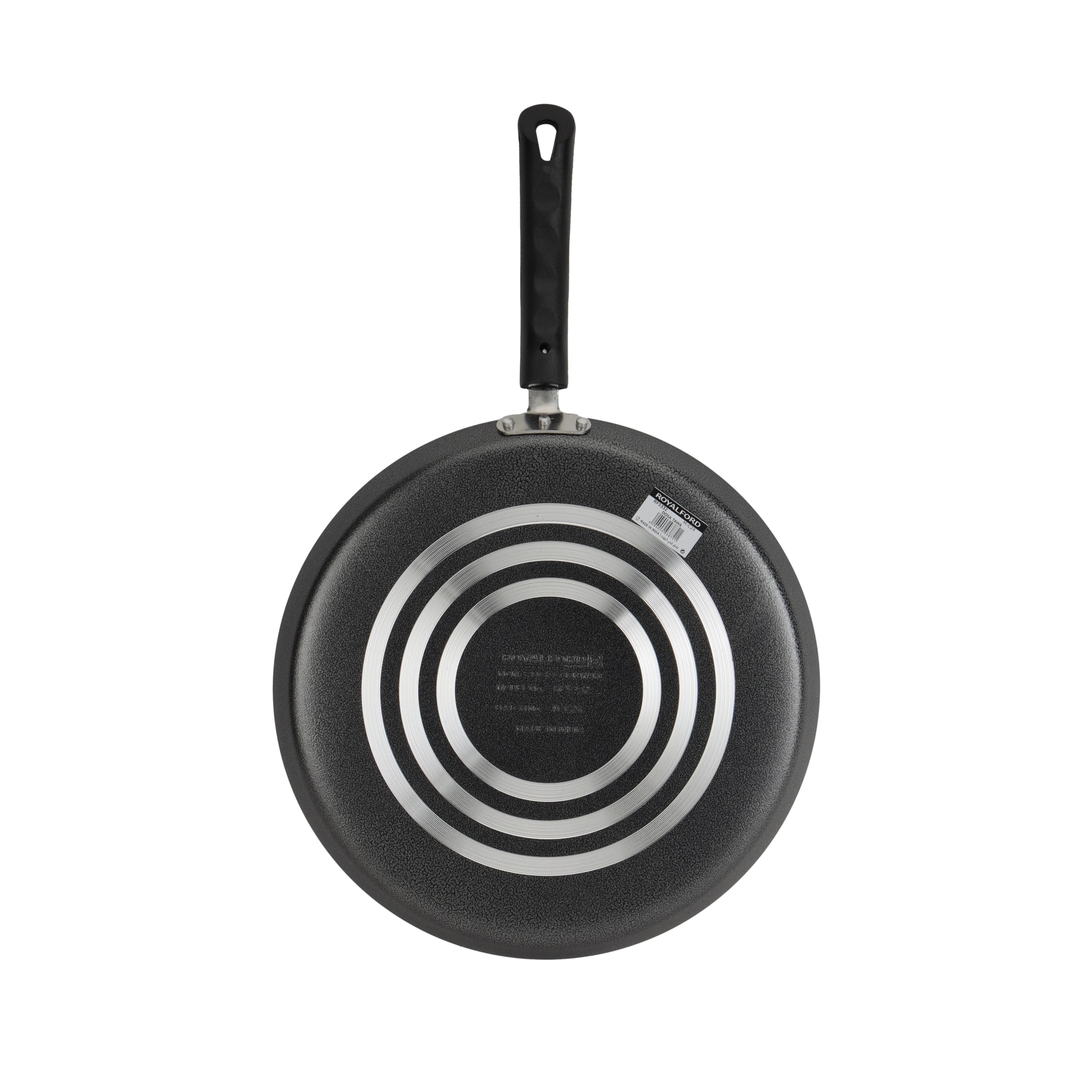 Royalford RF5332 Non-Stick Dosa Tawa 28cm | 3 Layer DuPont Coated Aluminium Flat Pan | Suitable for Dosa, Roti, Chapati with Even Heat Distribution for Everyday Cooking - Image 4