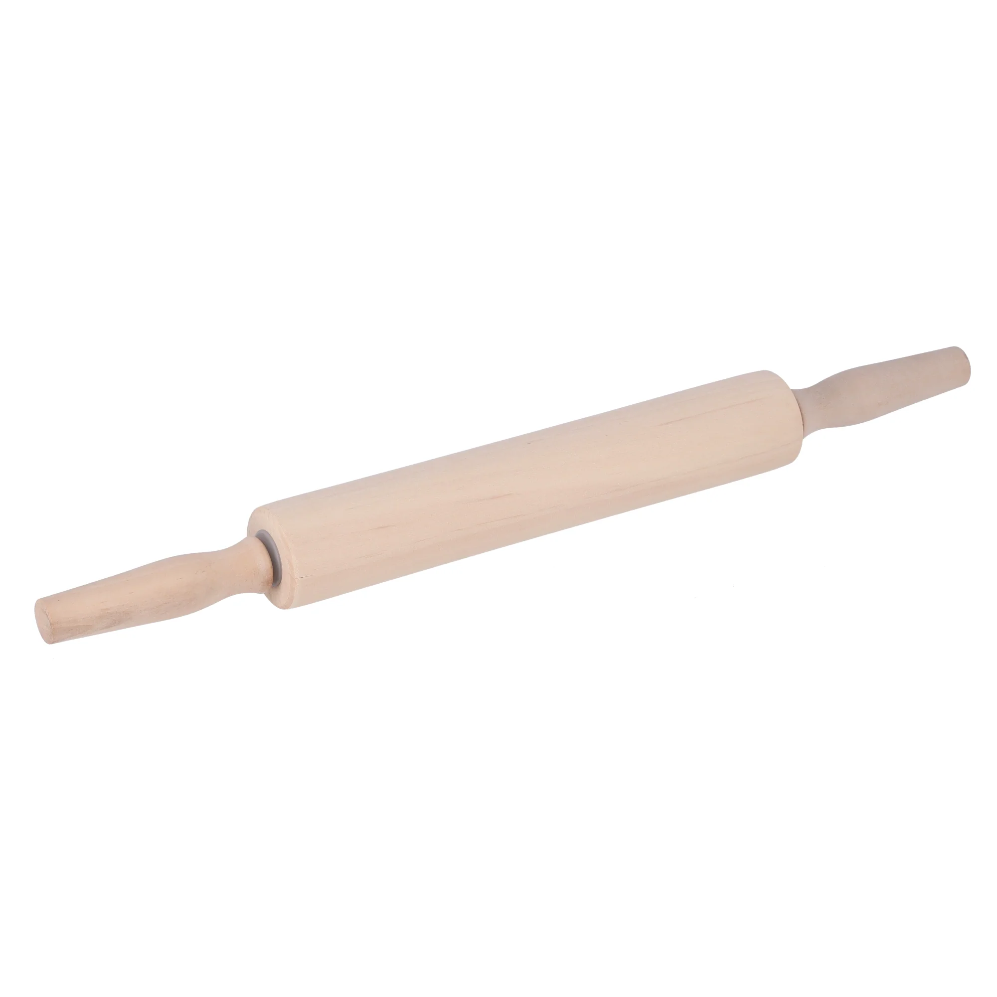 Royalford RF5370 Lotus Wood Rolling Pin | Wooden Dough Roller with Ergonomic Handles | Traditional Baking Roller for Roti, Chapati, Pizza, and Pastry | Easy to Use - Image 3
