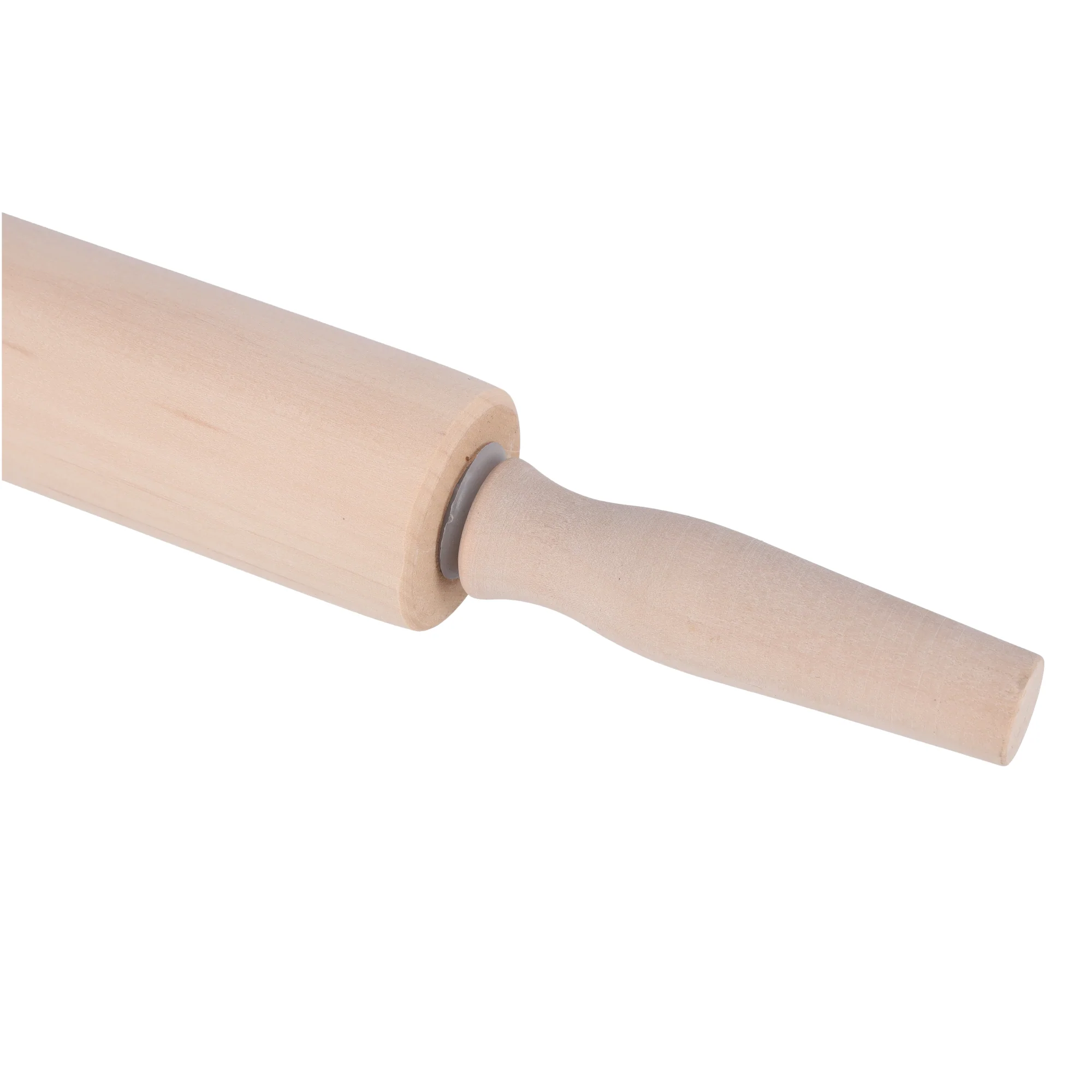 Royalford RF5370 Lotus Wood Rolling Pin | Wooden Dough Roller with Ergonomic Handles | Traditional Baking Roller for Roti, Chapati, Pizza, and Pastry | Easy to Use - Image 4
