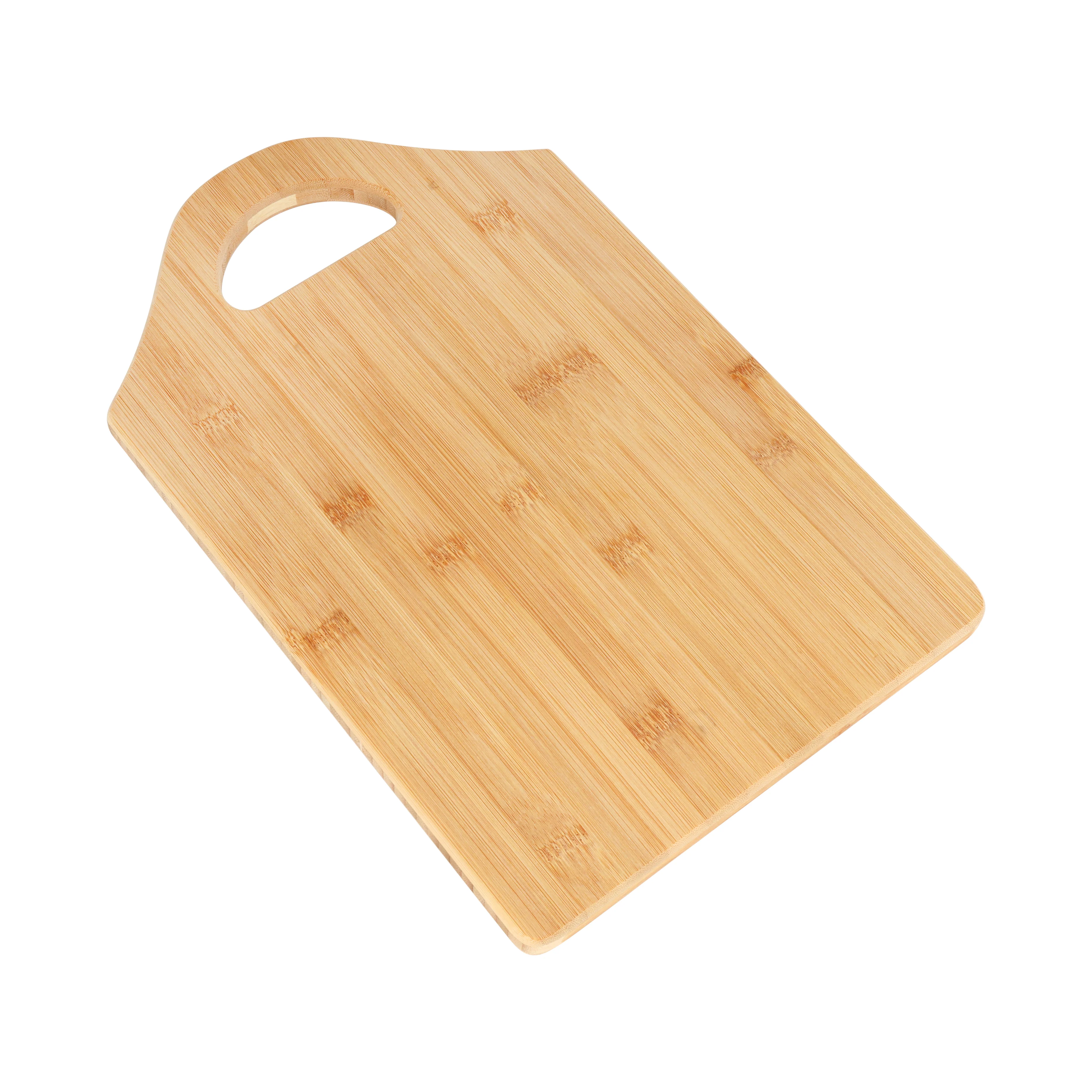 Royalford RF5380 Organic Bamboo Cutting Board | Ergonomic Handle |  Eco-Friendly, Durable & Naturally Antibacterial Kitchen Chopping Board for Vegetables, Meat & Bread - Image 2