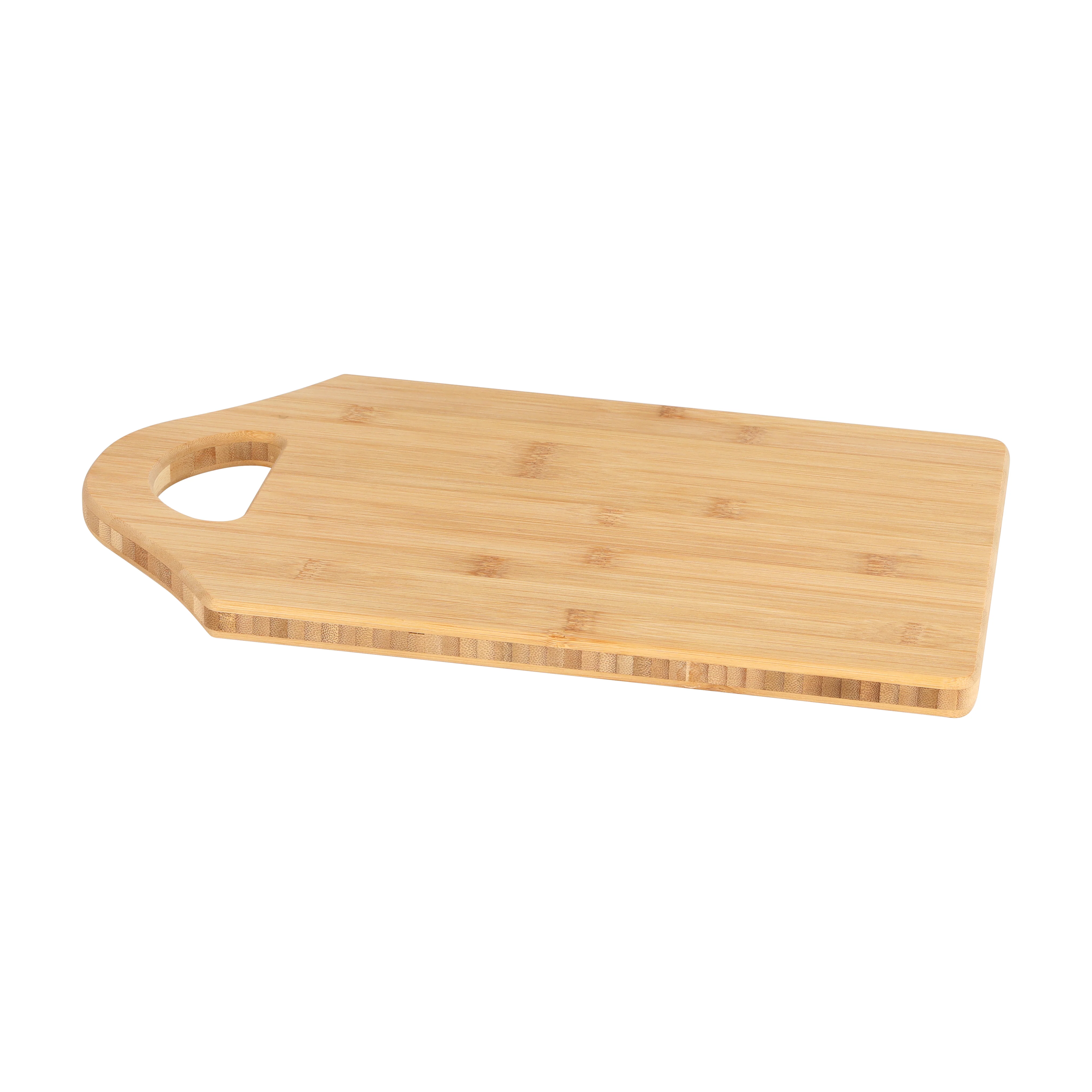 Royalford RF5380 Organic Bamboo Cutting Board | Ergonomic Handle |  Eco-Friendly, Durable & Naturally Antibacterial Kitchen Chopping Board for Vegetables, Meat & Bread - Image 3