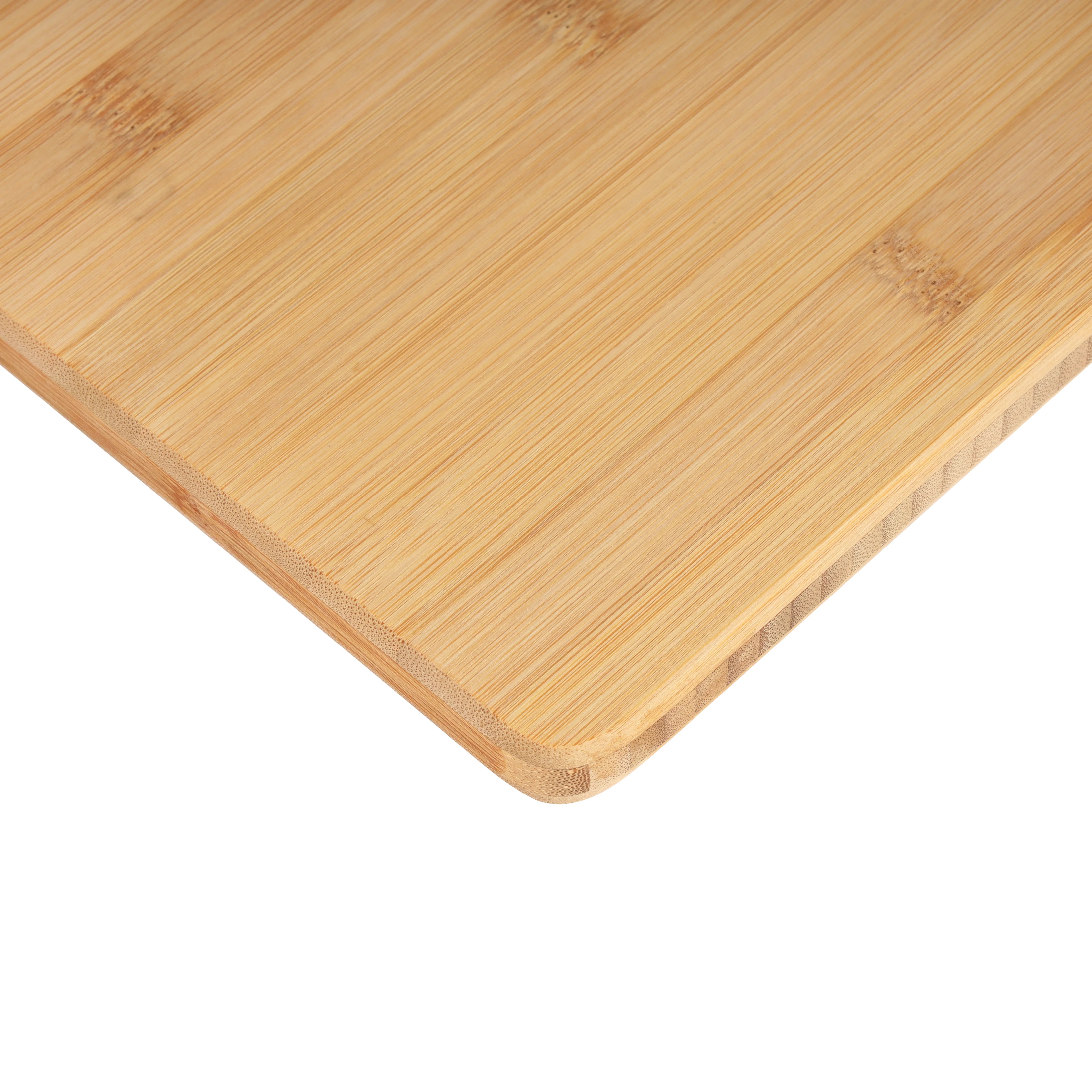 Royalford RF5380 Organic Bamboo Cutting Board | Ergonomic Handle |  Eco-Friendly, Durable & Naturally Antibacterial Kitchen Chopping Board for Vegetables, Meat & Bread - Image 5