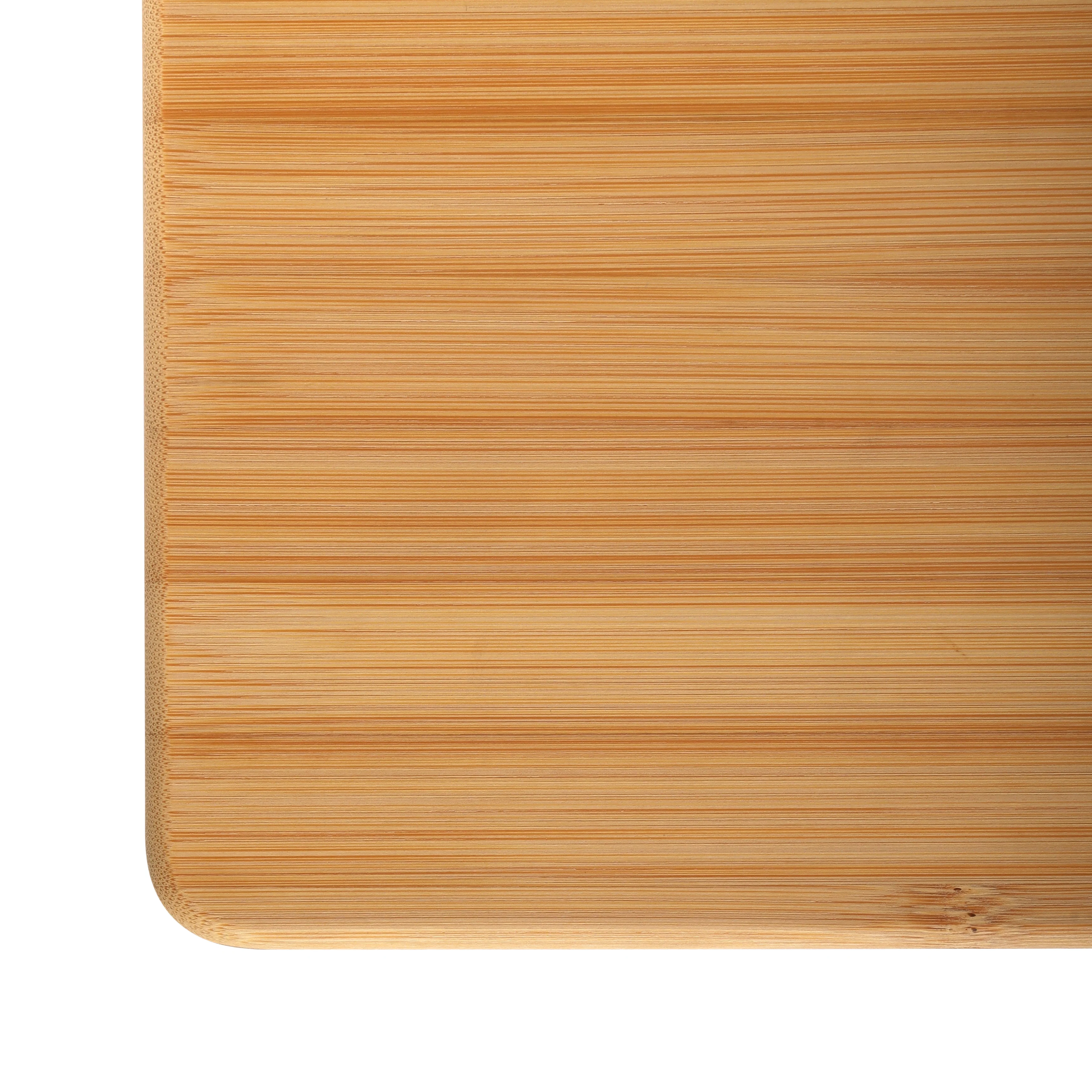 Royalford RF5381 Organic Bamboo Cutting Board | Eco-Friendly Natural Antibacterial Chopping Board | Durable Thick Kitchen Cutting Surface for Home & Professional Use - Image 4