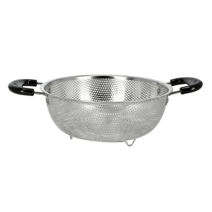 Royalford RF5403 Stainless Steel Fruit Basket | Dual Handles | Multipurpose Perforated Kitchen Strainer for Washing, Draining & Serving Fruits, Vegetables and Pasta - Image 4