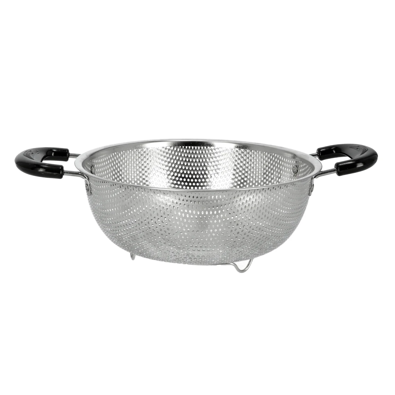 Royalford RF5404 Stainless Steel Fruit Basket & Kitchen Strainer | Dual Heat-Resistant Handles | Multipurpose Washing, Draining & Serving Colander for Fruits & Vegetables - Image 4