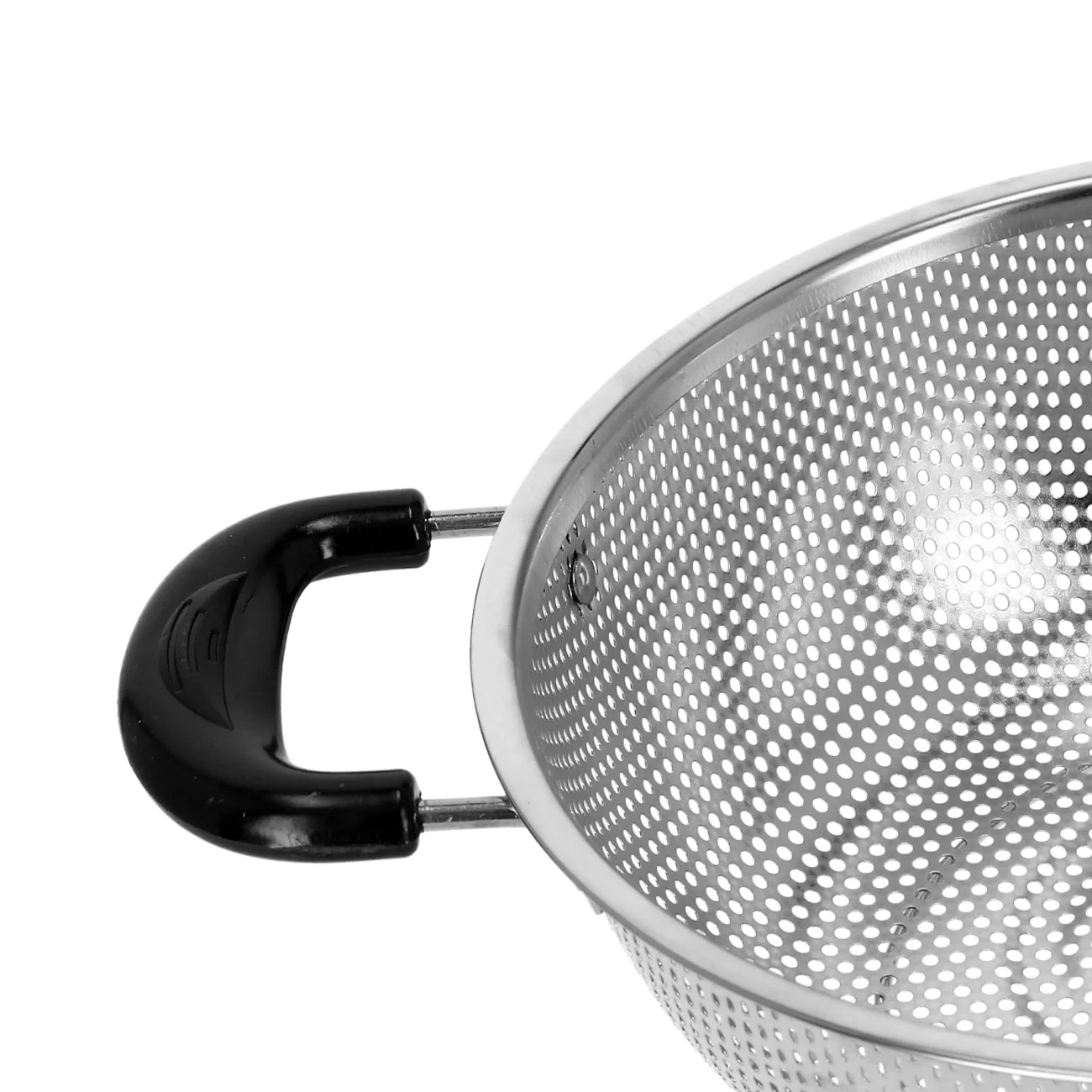 Royalford RF5404 Stainless Steel Fruit Basket & Kitchen Strainer | Dual Heat-Resistant Handles | Multipurpose Washing, Draining & Serving Colander for Fruits & Vegetables - Image 5