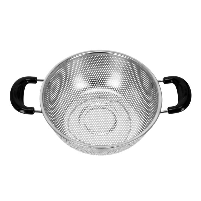 Royalford RF5405 Stainless Steel Fruit Basket |  Dual Handles |  Heavy Duty Perforated Kitchen Colander for Washing, Draining, Rinsing and Serving Fruits & Vegetables - Image 4
