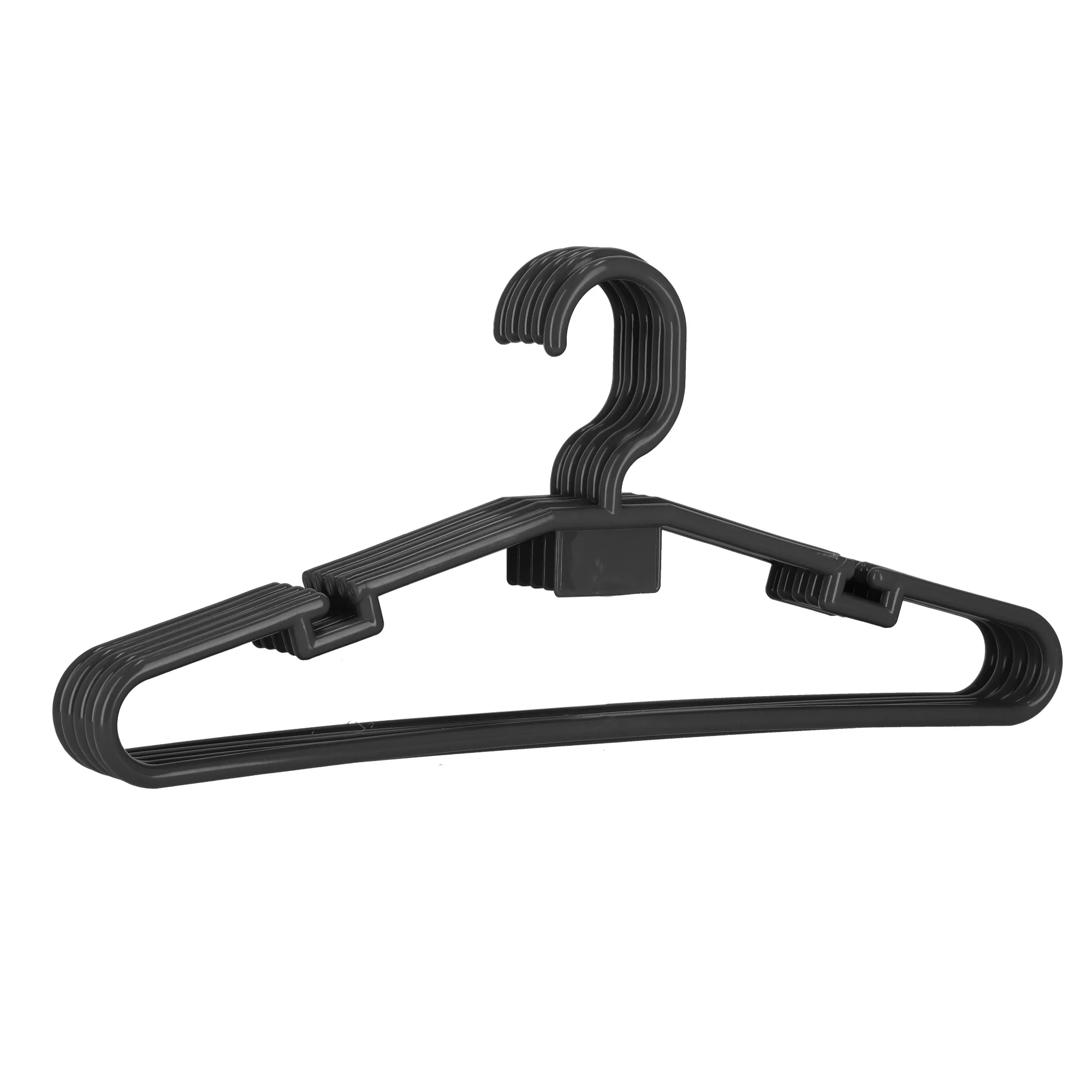 Royalford RF5426 cloth hanger set 5pcs| made from durable plastic, lightweight and space saving design| smooth finish, ideal for organizing clothes in wardrobe| - Image 3